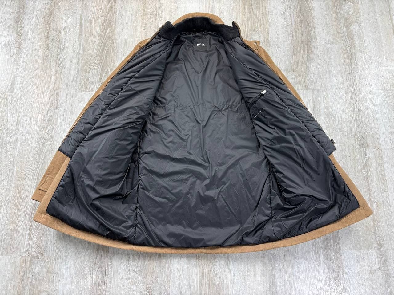 Designer × Hugo Boss Mens wool coat BOSS Size 52 Size US L / EU 52-54 / 3 - 7 Thumbnail