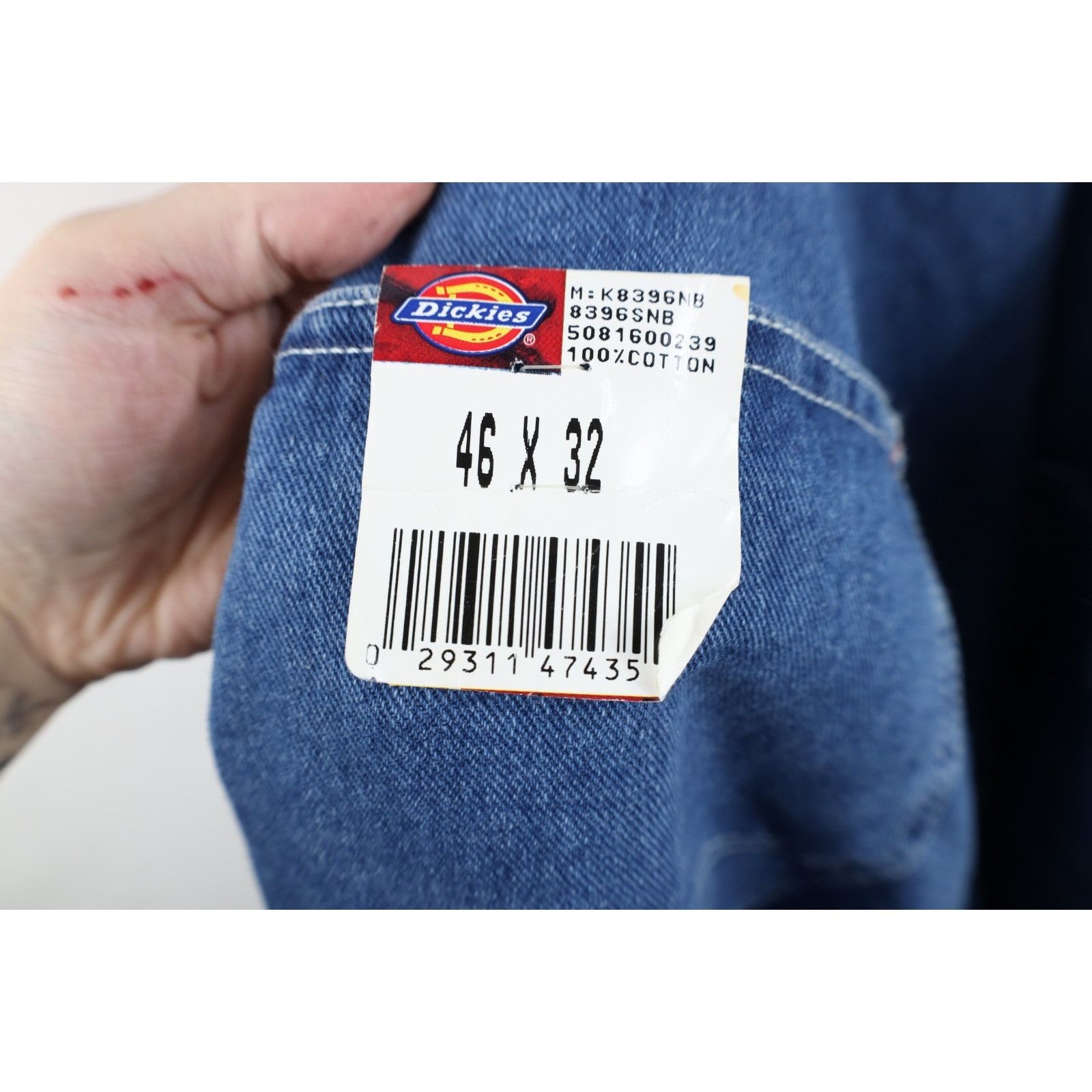 Dickies Deadstock Vintage 90s Dickies Spell Out Wide Leg Overalls Size US 44 / EU 60 - 16 Thumbnail