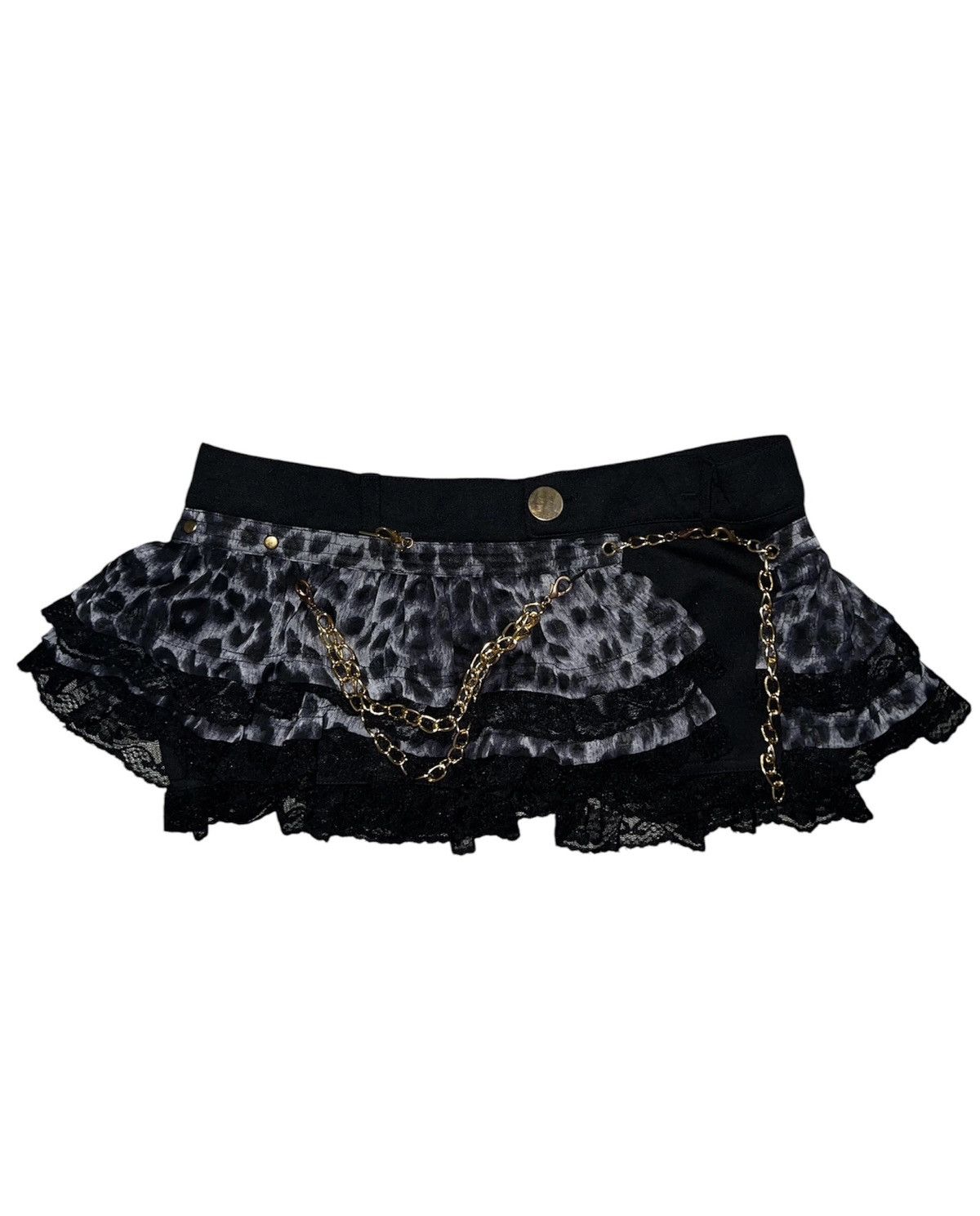 Japanese Brand Dialle Laisen Gyaru leopard micro skorts ☠️💗 Size 26" / US 2 / IT 38 - 1 Thumbnail