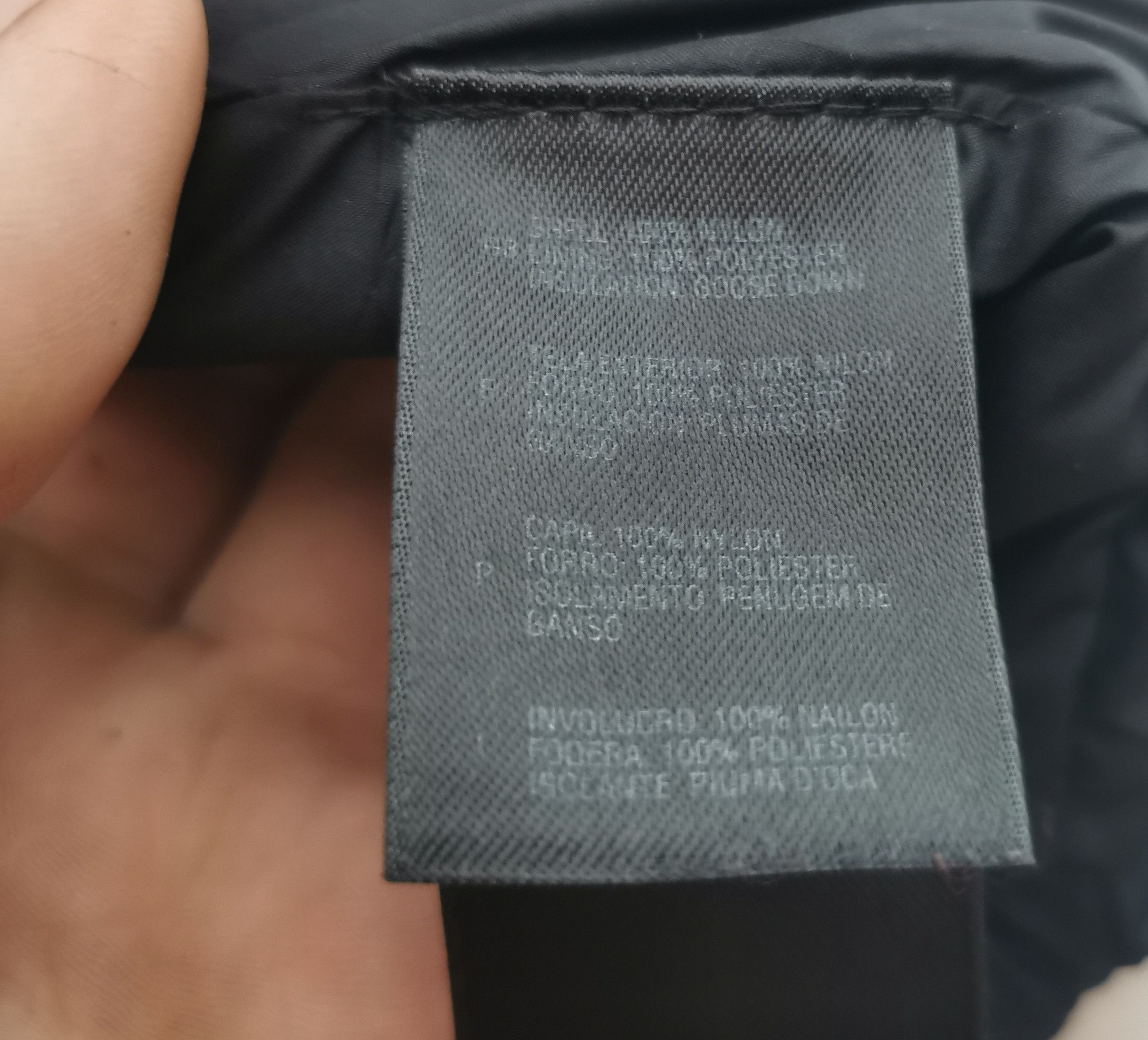 The north face nuptse 550 vest puffer