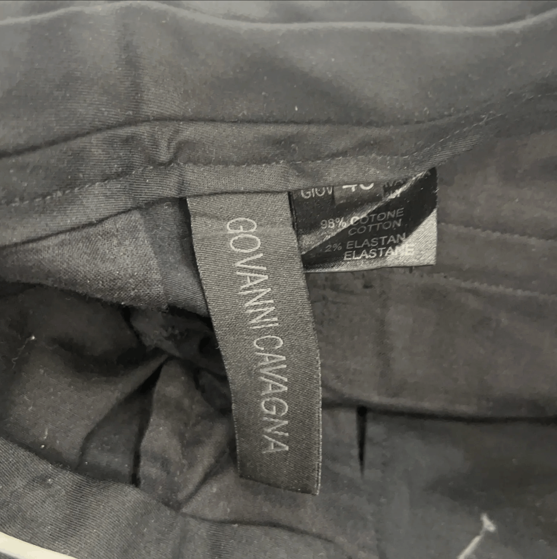 Giovanni Cavagna Giovanni Cavagna Slim Dress Pants Black Size US 32 / EU 48 - 3 Thumbnail