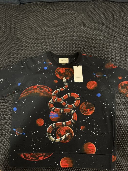 Gucci space best sale snake sweatshirt