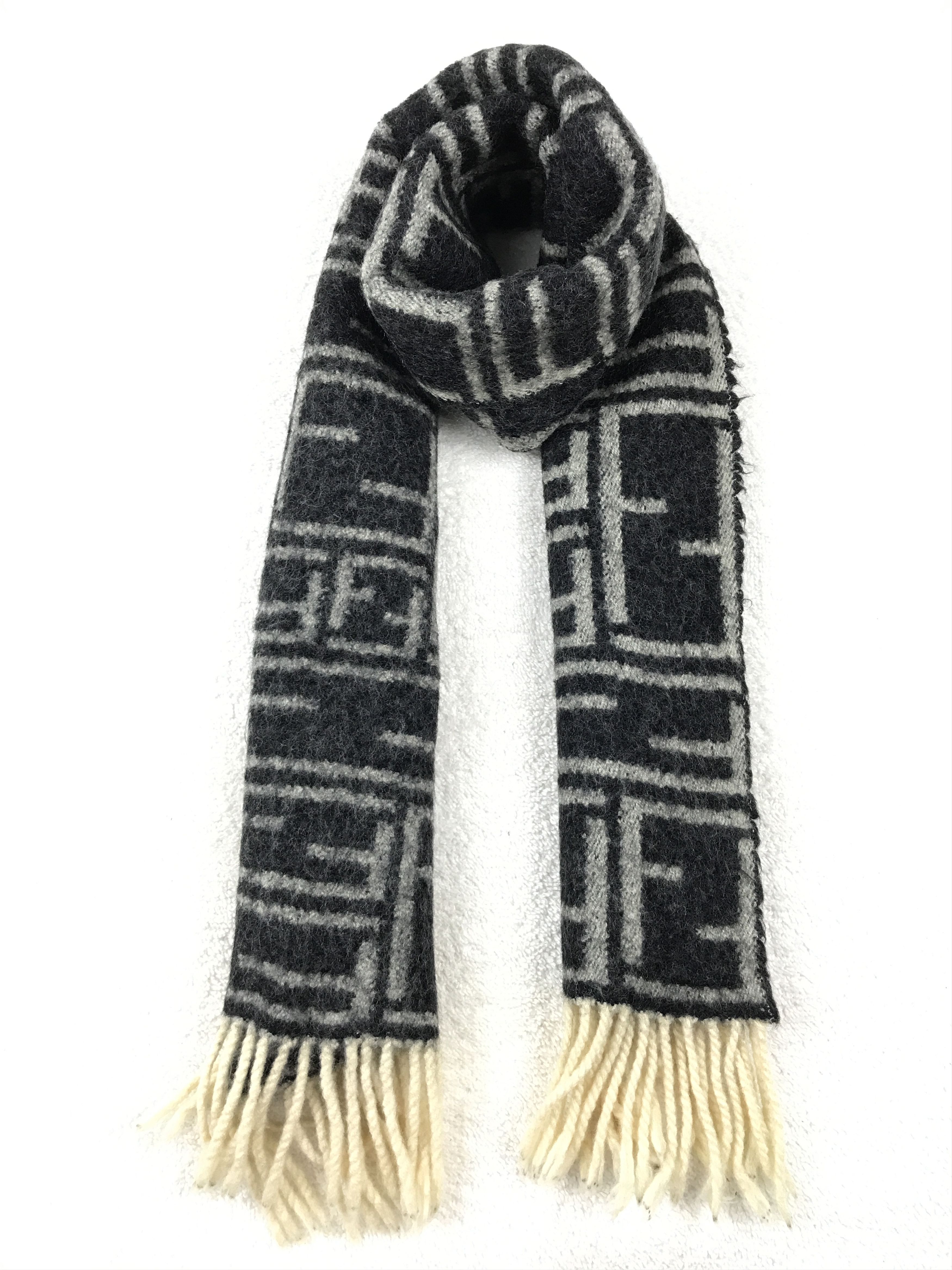 Fendi Vintage Fendi Scarf Muffler Wool Cashmere Size ONE SIZE - 1 Thumbnail