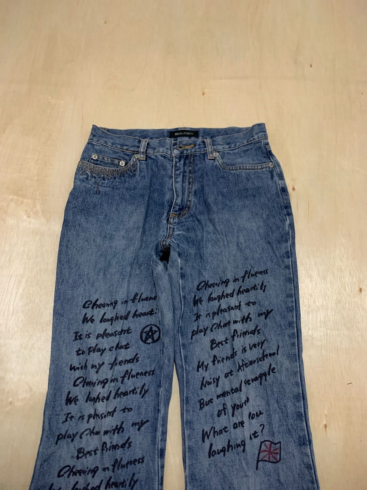 Hysteric Glamour × If Six Was Nine × Japanese Brand Vintage Flare Jeans Back&Forth Bootcut Size US 27 - 2 Thumbnail