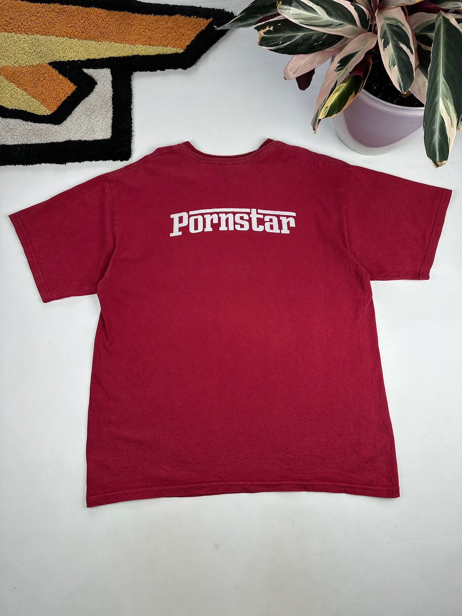 Vintage RARE Vintage Pornstar Tshirt Ferrari parody sexy tee Size US L / EU 52-54 / 3 - 4 Thumbnail