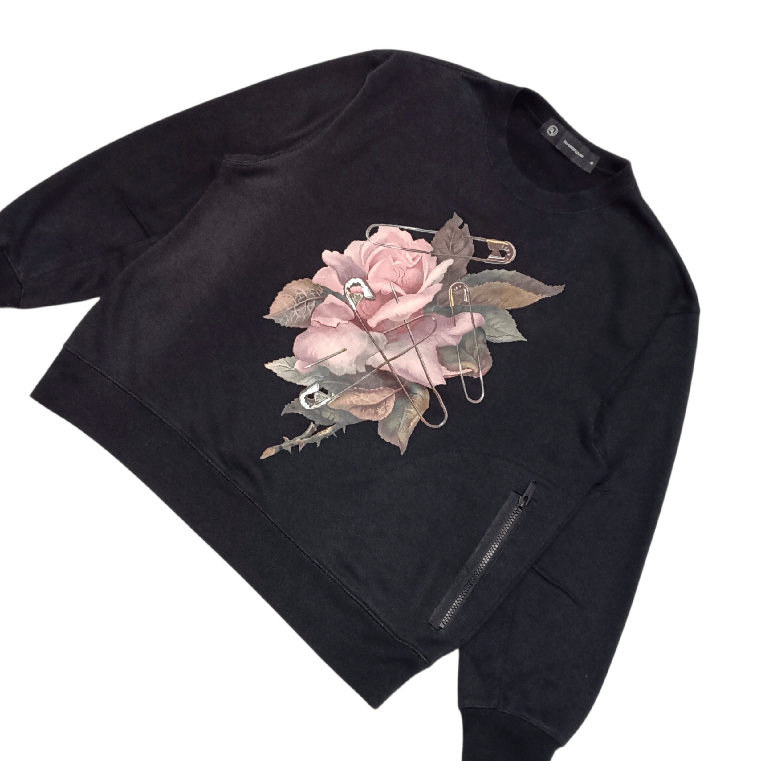GU × Undercover Gu X Undercover Flowers Graphics Punk Sweatshirt Size US M / EU 48-50 / 2 - 3 Thumbnail