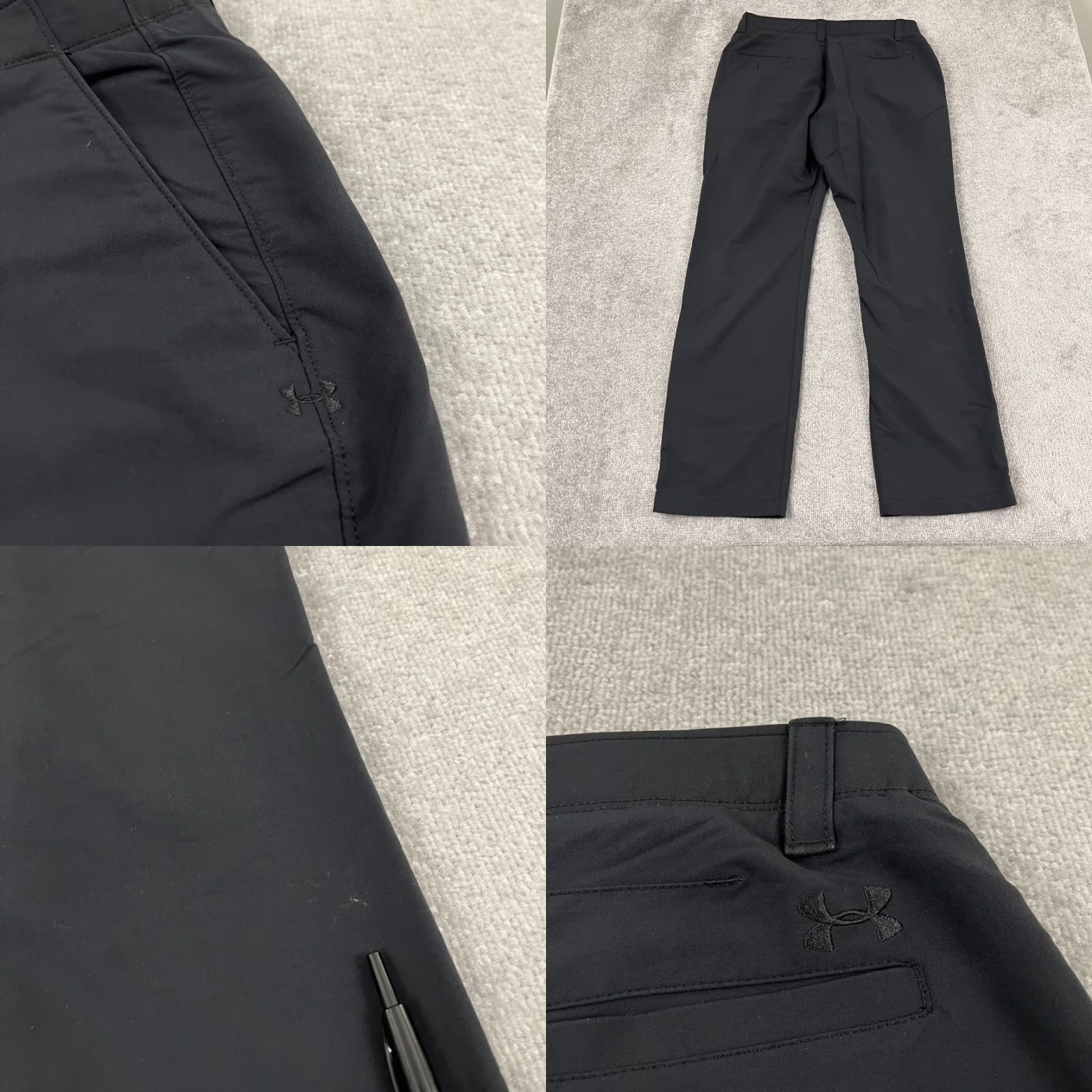 Under Armour Under Armour Match Play Pants Mens Size 34 x 32 Black Golf Performance Casual Size US 34 / EU 50 - 8 Thumbnail
