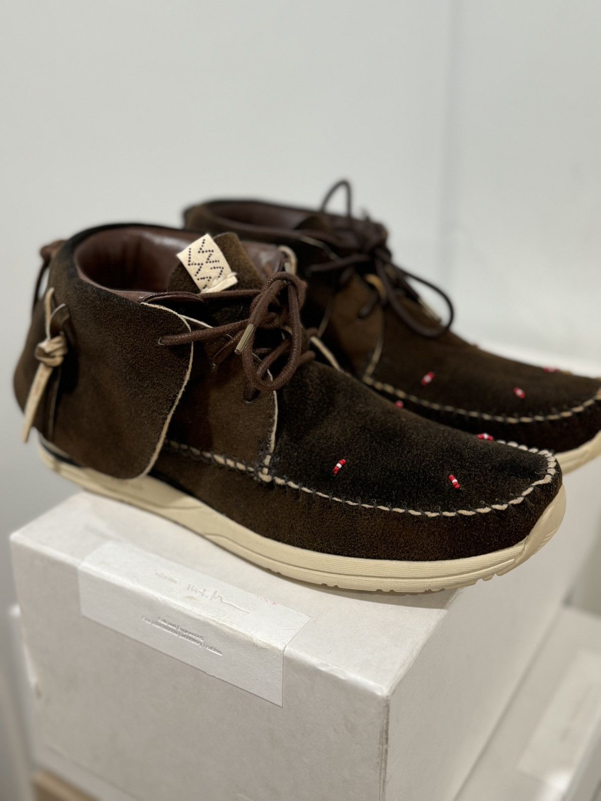 Japanese Brand × Visvim New VISVIM FBT LHAMO FOLK BROWN sz 9 Size US 9 / EU 42 - 4 Thumbnail