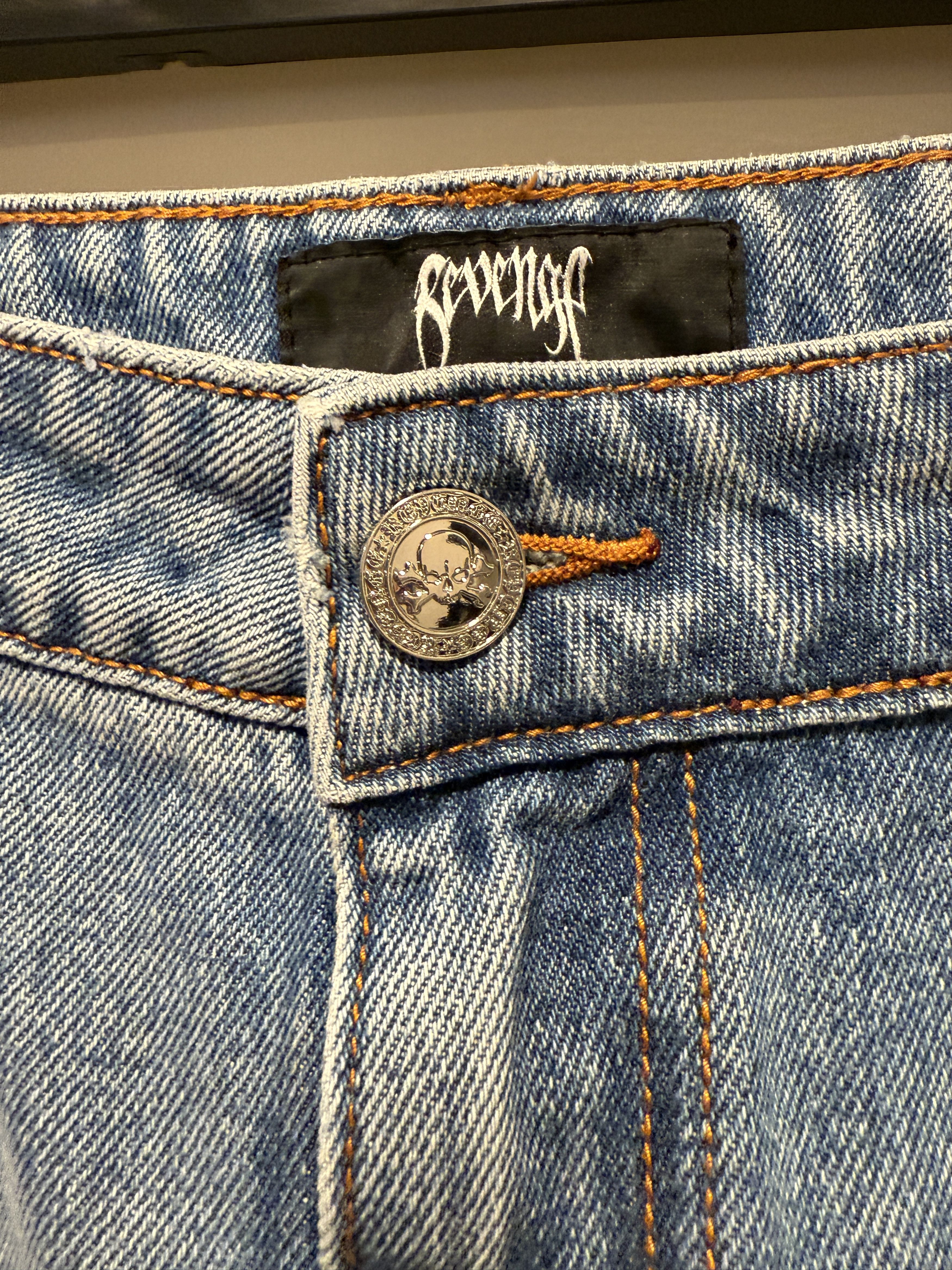 Revenge revenge tribal cross denim size 36 Size US 36 / EU 52 - 9 Thumbnail