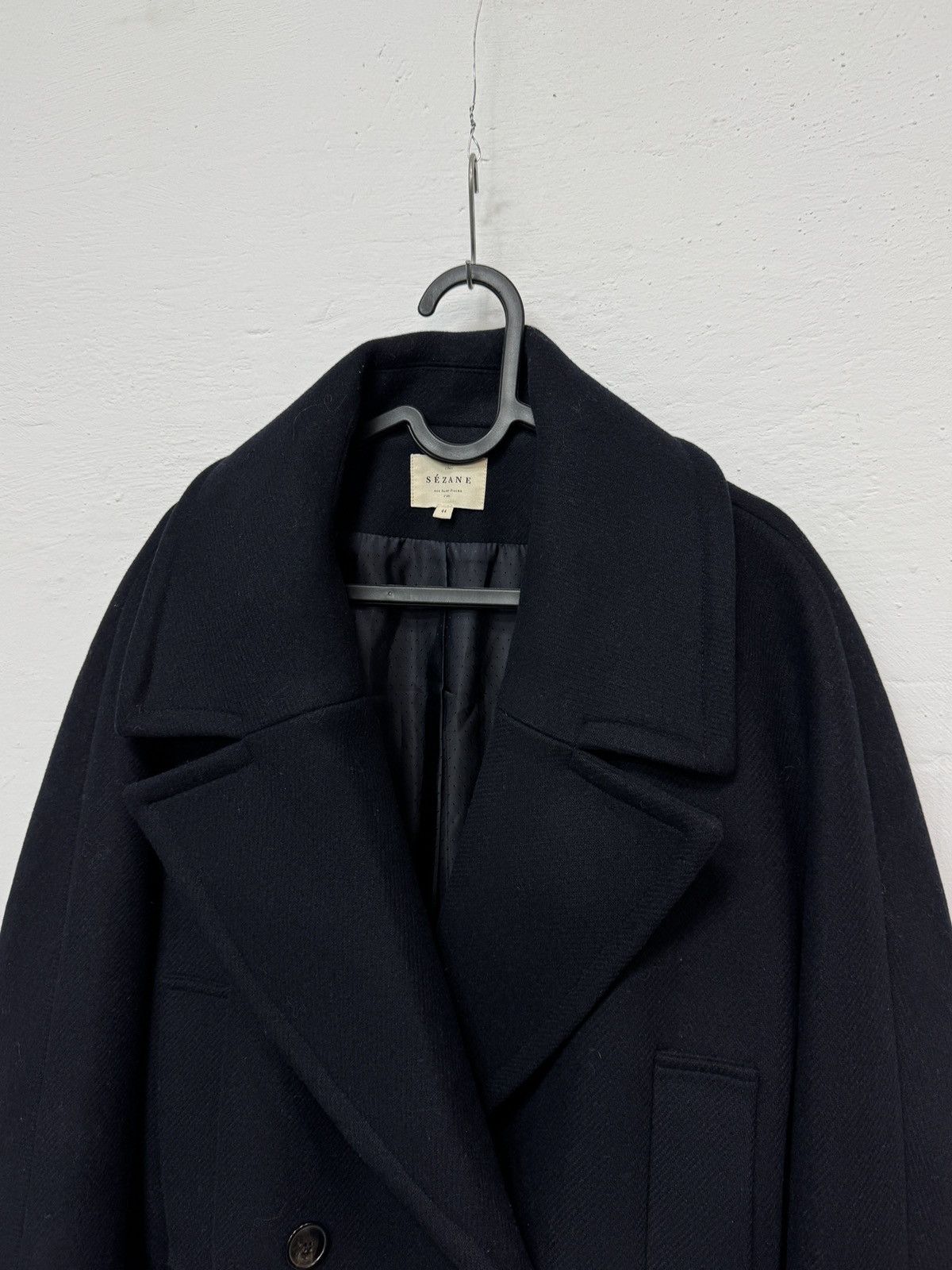 Sezane Sezane Paris Wool Coat Nawy Size M / US 6-8 / IT 42-44 - 2 Thumbnail