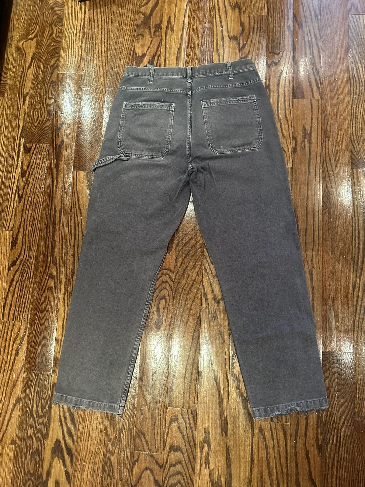 Vintage Vintage Black Double Knees Size US 31 - 2 Thumbnail