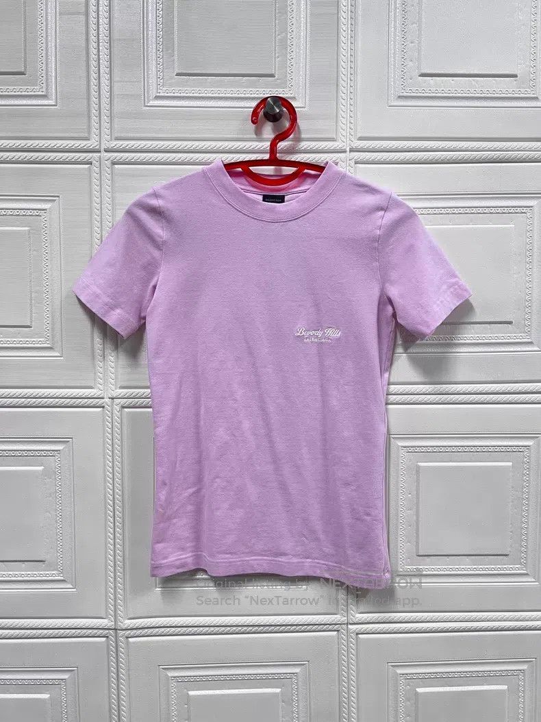 Balenciaga Balenciaga Slim fit short sleeve T-shirt Size US L / EU 52-54 / 3 - 1 Thumbnail