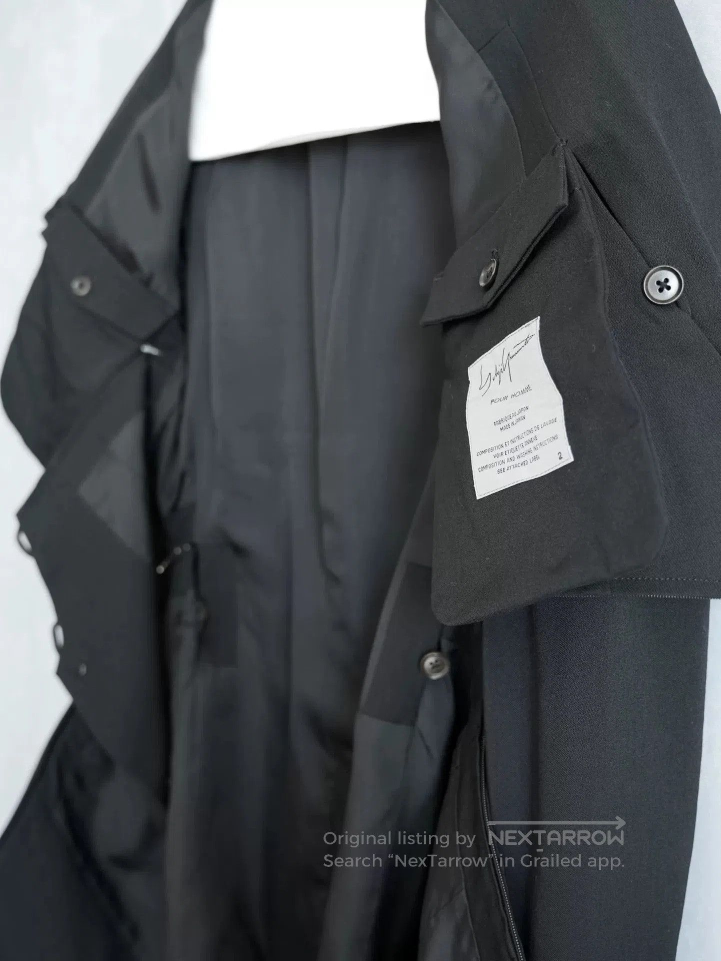Yohji Yamamoto deconstructed zipper jacket by yohji yamamoto. Size US M / EU 48-50 / 2 - 7 Thumbnail