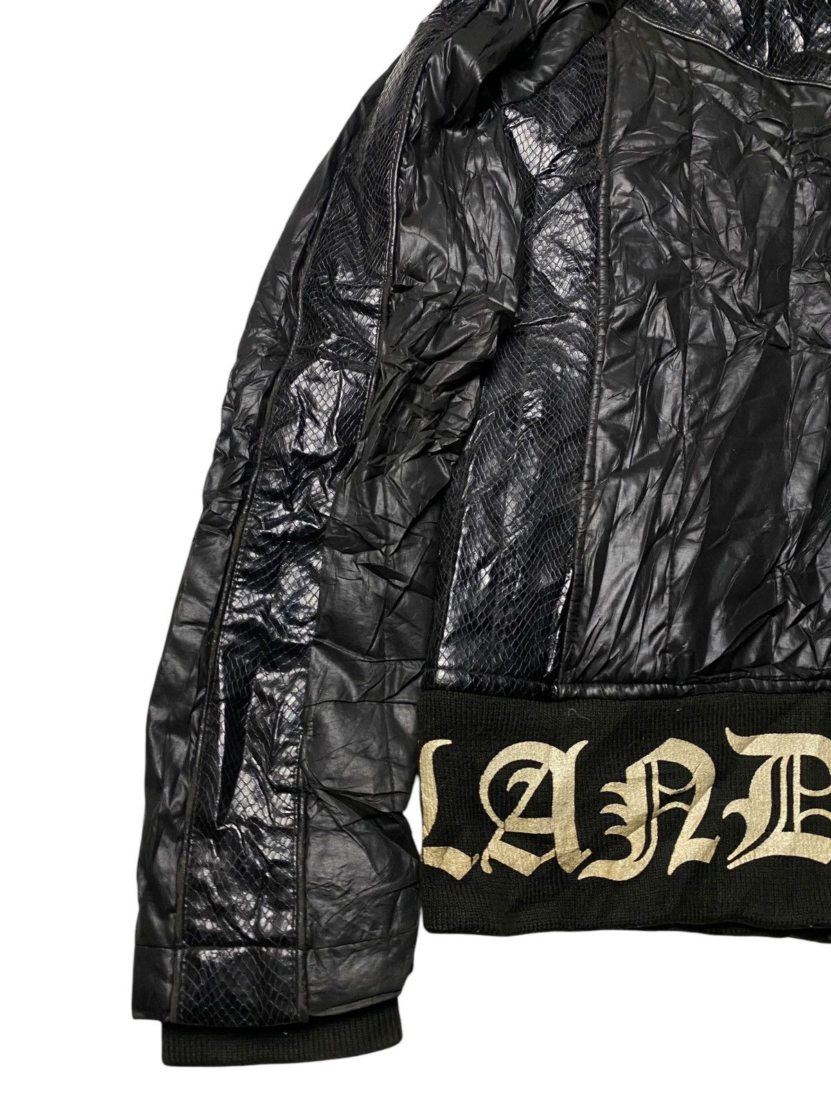 Isamu Katayama Backlash 2000's Edge Difference Crocodile Leather Down Puffer Jacket Size US M / EU 48-50 / 2 - 8 Thumbnail