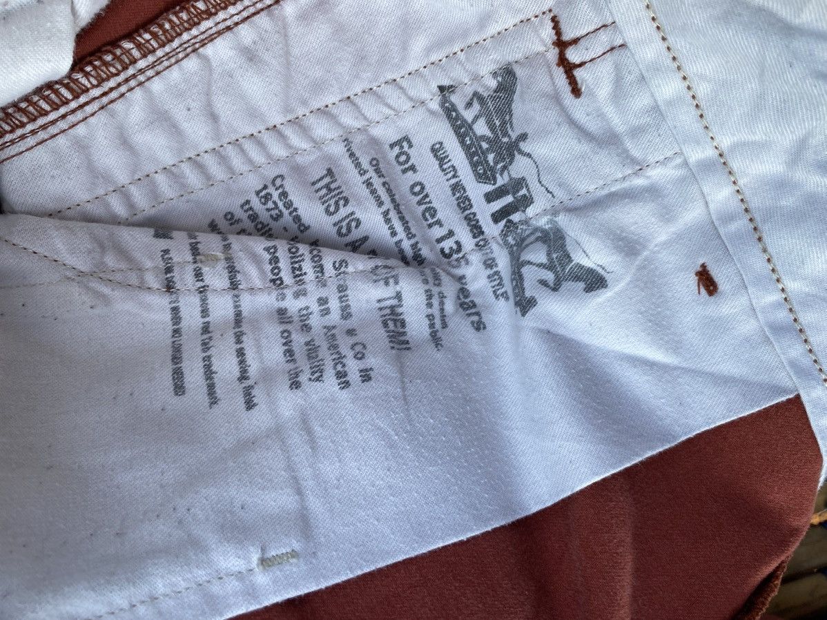 Levi's Levi’s Cargo Pants Red Brick Utility Workwear Size US 40 / EU 56 - 4 Thumbnail