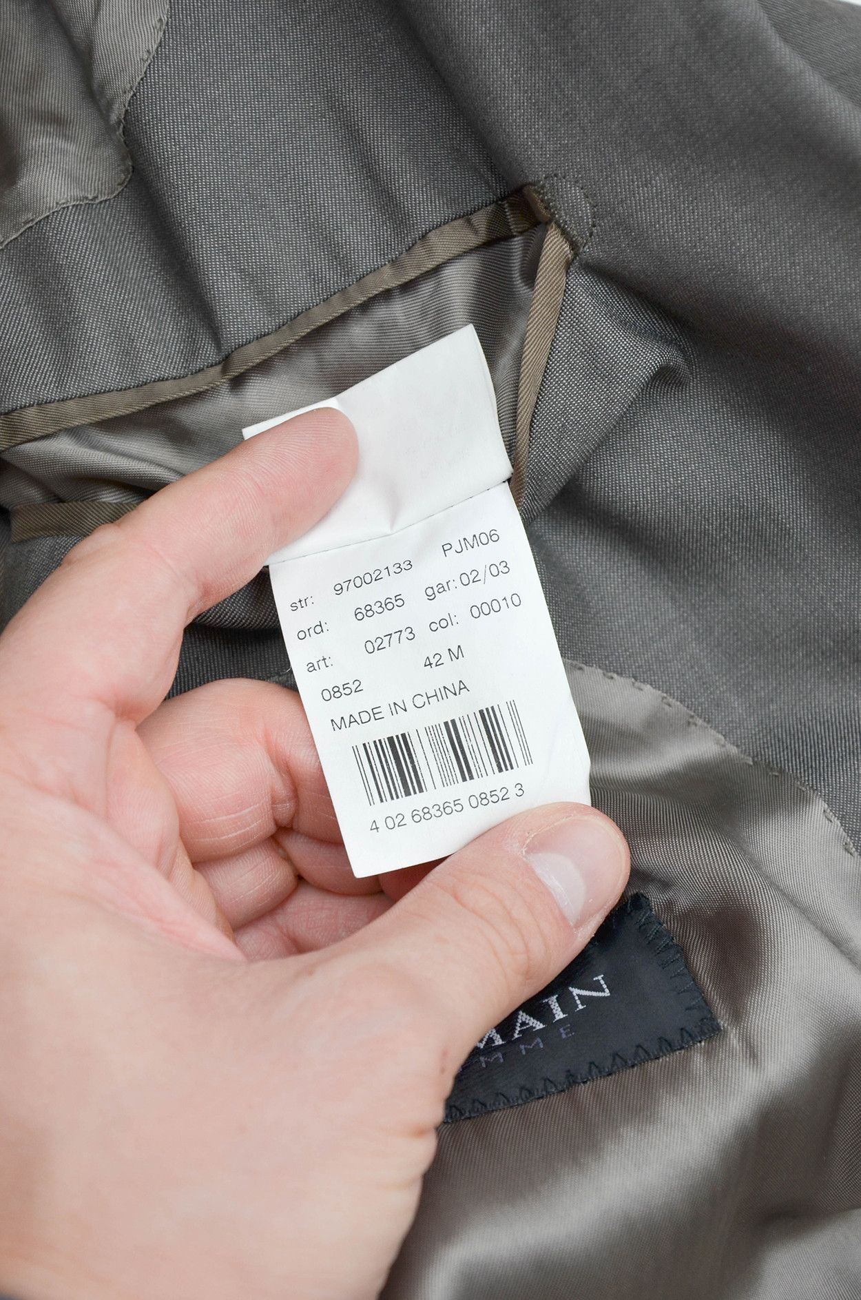 Balmain Balmain Homme Wool Suit – Size M / 42 (Made in China) Size 42R - 12 Thumbnail