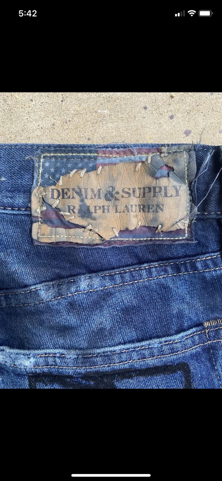 Denim & Supply Ralph Lauren Hand dyed RL Jeans Denim and Supply co 31x32 Size US 31 - 3 Thumbnail