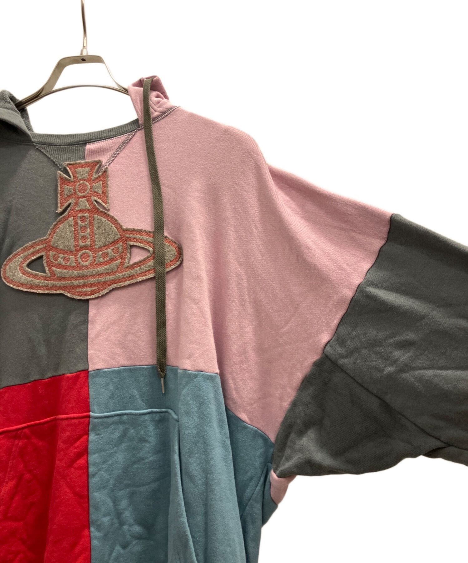 Vivienne Westwood Orb Patchwork Hoodie Size US M / EU 48-50 / 2 - 4 Thumbnail