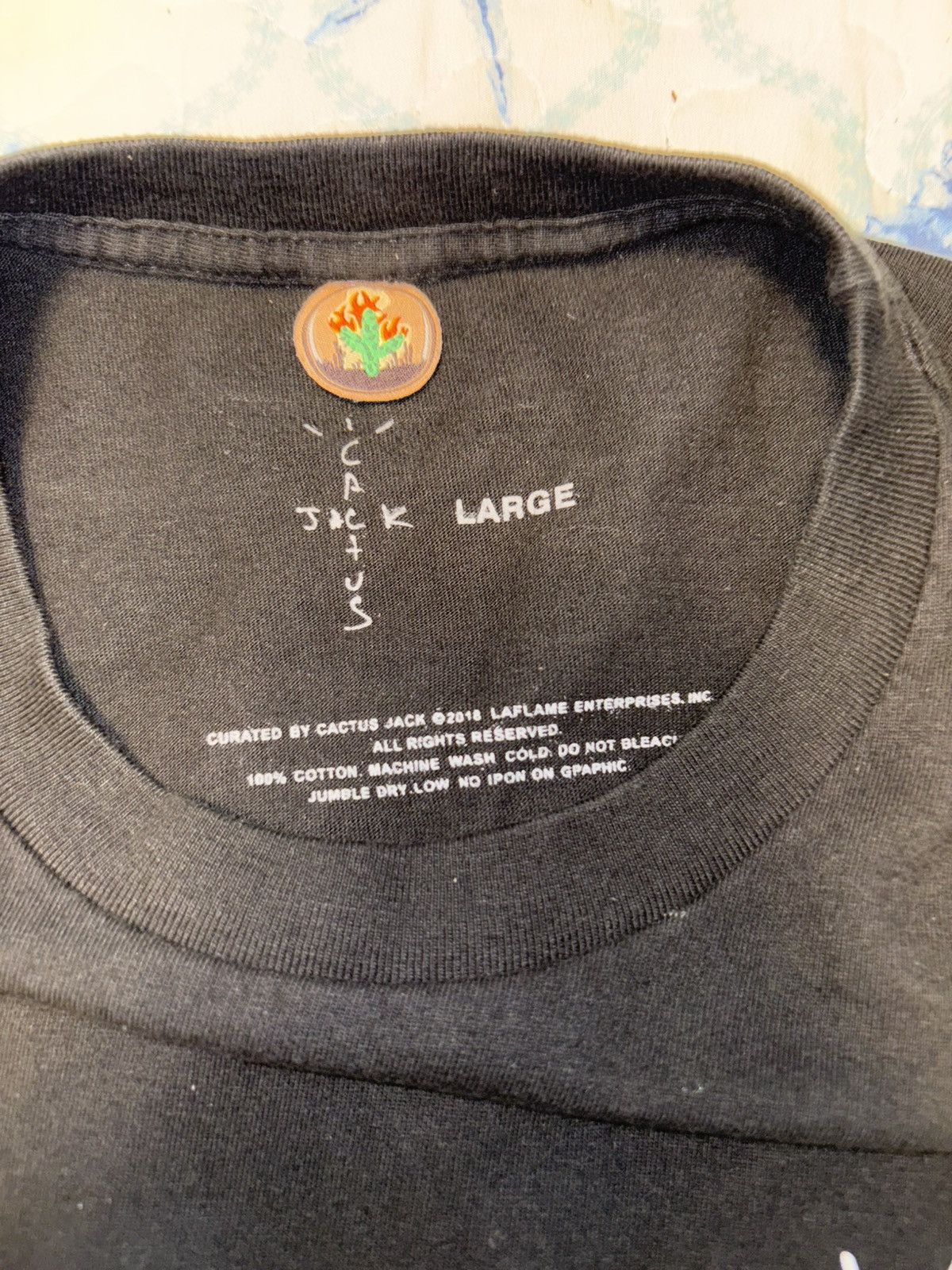 Travis Scott Travis Scott Cactus Jack Airbrush T-shirt Size US L / EU 52-54 / 3 - 2 Thumbnail