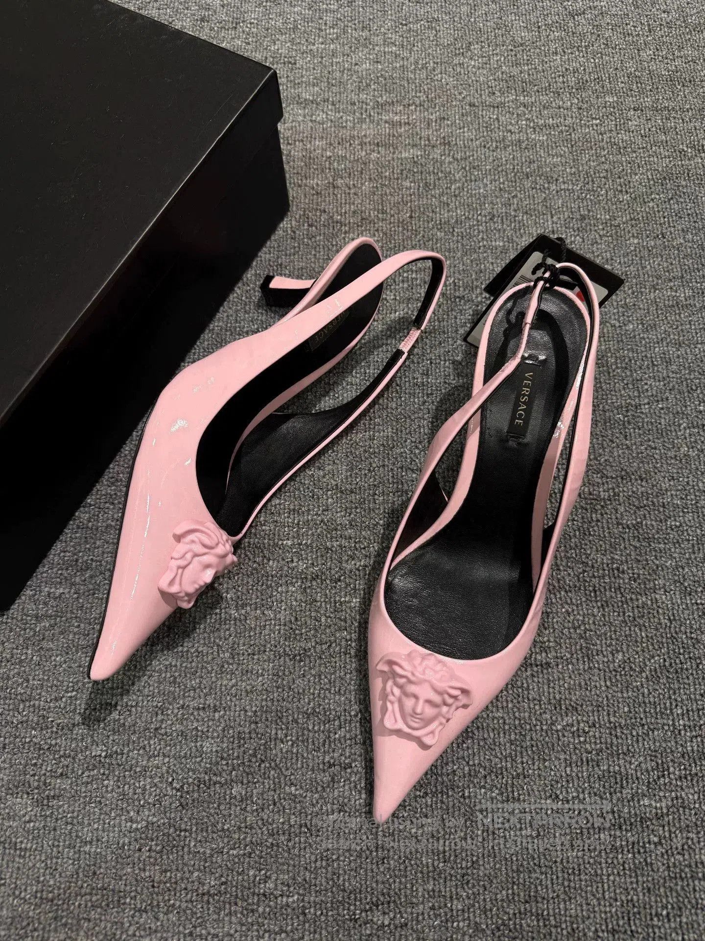 Versace Versace Pink Medusa High Heels. Size US 8.5 / IT 38.5 - 2 Thumbnail