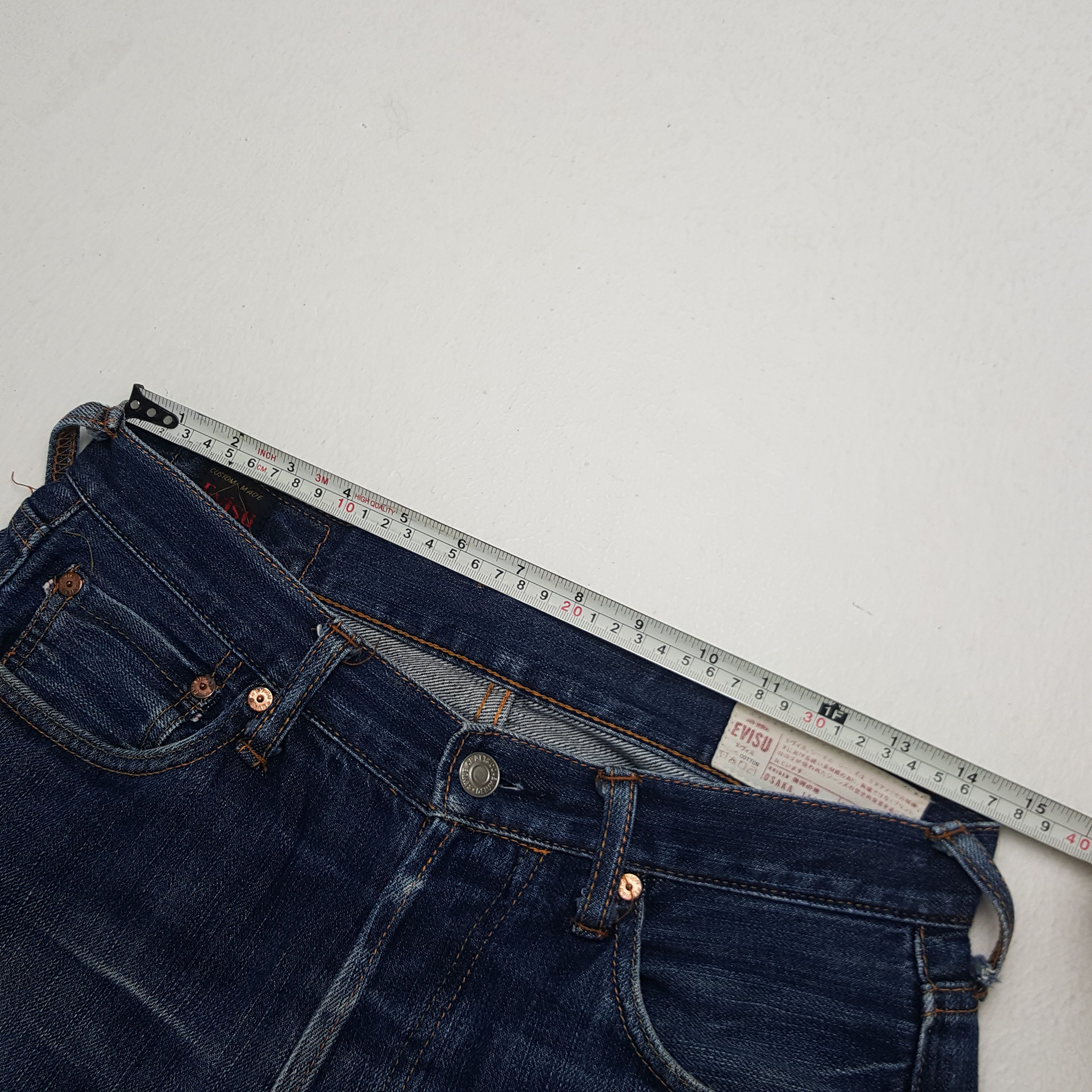 Japanese Brand × Vintage Vintage Evisu Japanese Brand Daicock Custom Denim Jeans Size US 29 - 9 Thumbnail