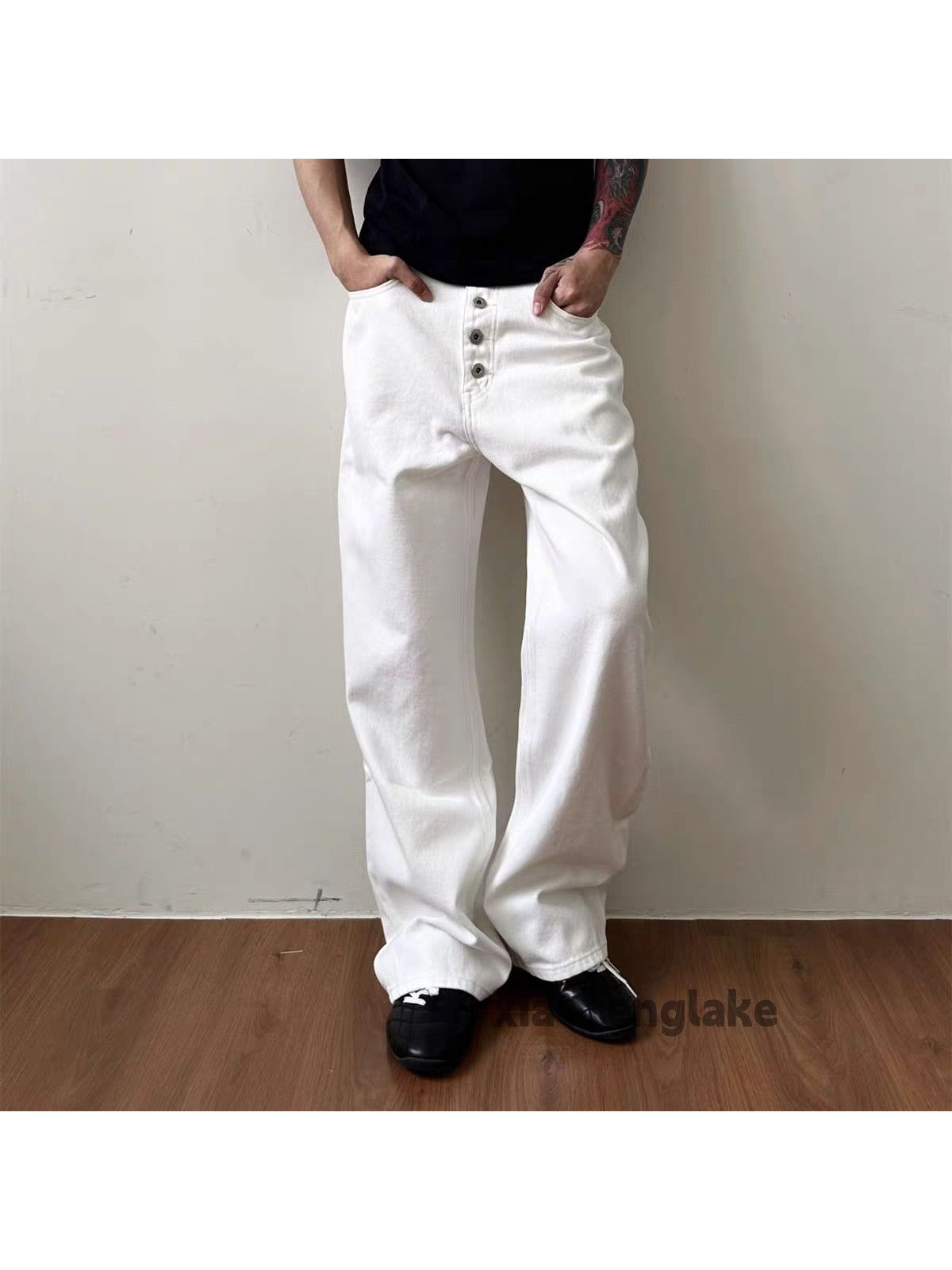 Jean Utility skate hiphop yuppie loose baggy flared jeans Size US 28 / EU 44 - 1 Thumbnail
