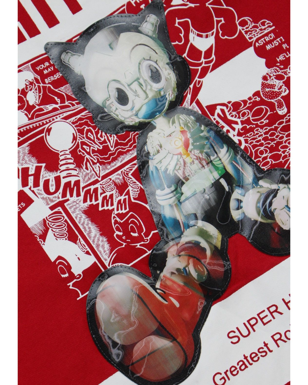 Anime SS2003 MIGHTY SEMI-TRANSPARENT 3D RUBBER APPLIQUE SWEATSHIRT Size US M / EU 48-50 / 2 - 2 Thumbnail
