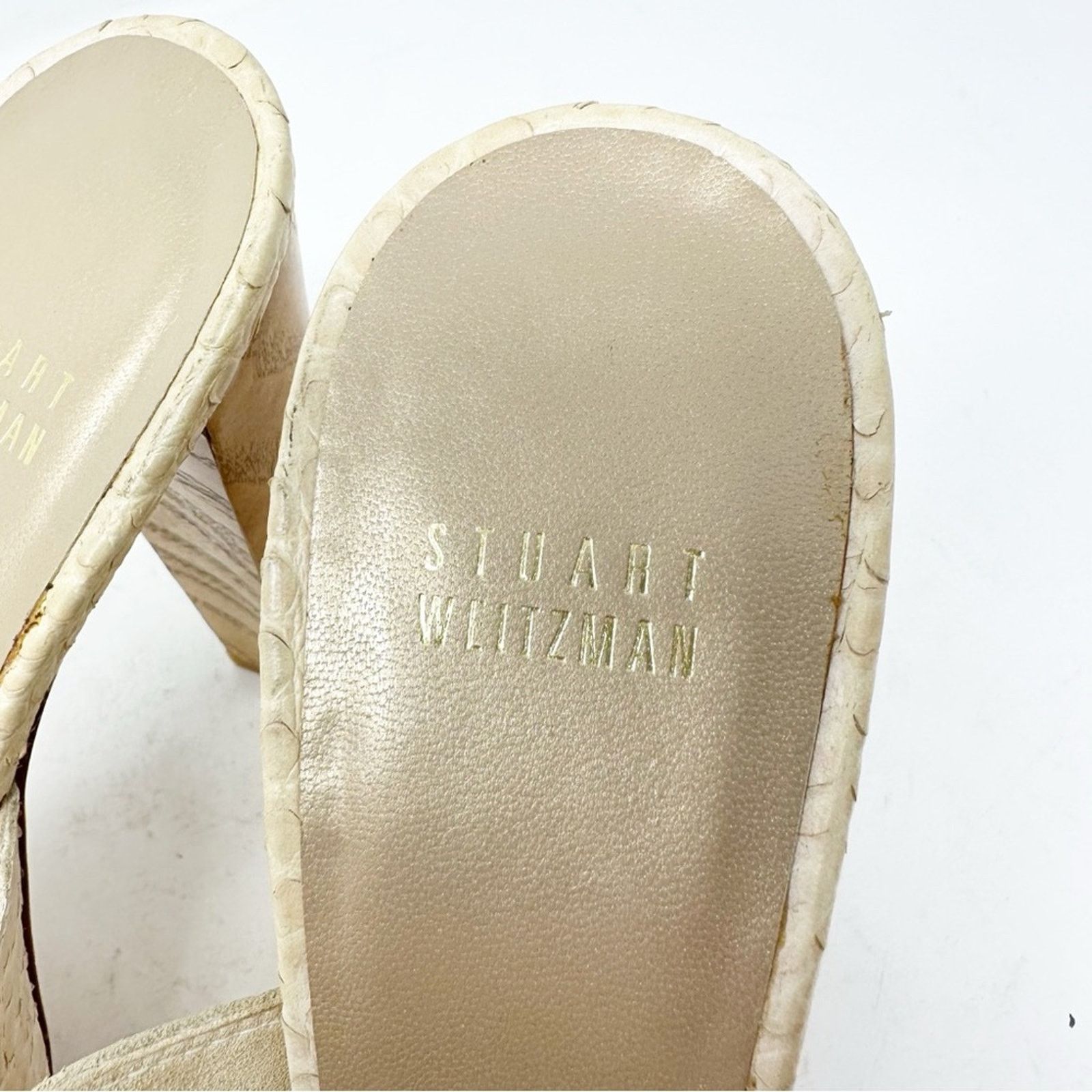 Stuart Weitzman STUART WEITZMAN Leather Heels in Size 8.5 Size US 8.5 / IT 38.5 - 5 Thumbnail