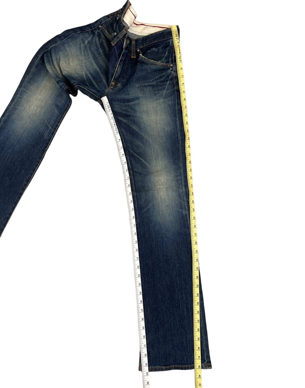 FACTOTUM FACTOTUM Japan Stretch Dirty Muddy Denim Flare Jeans Size US 29 - 5 Thumbnail