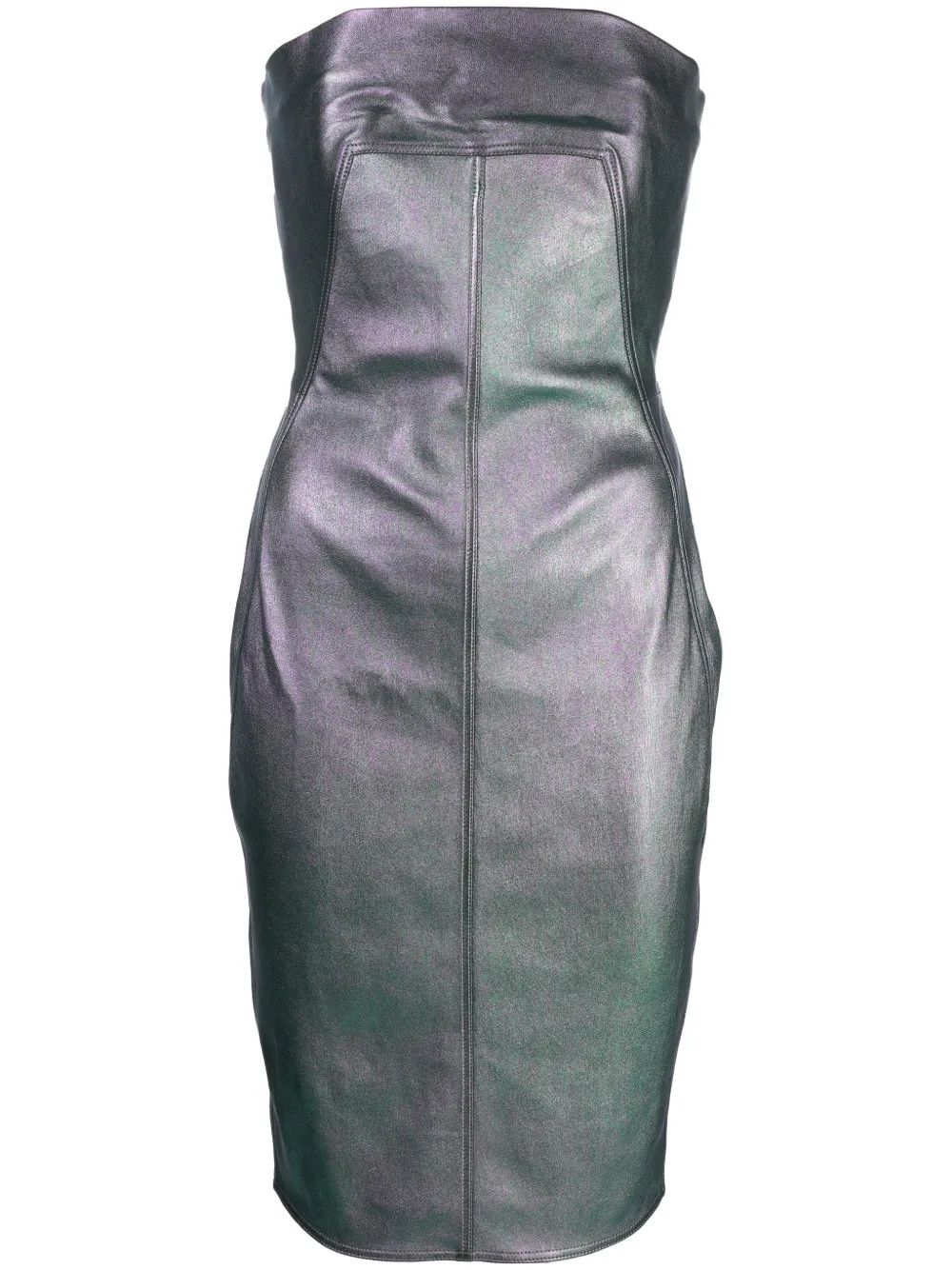 Rick Owens o1y0126 Mini Dress in Multicolor Size M / US 6-8 / IT 42-44 - 1 Thumbnail