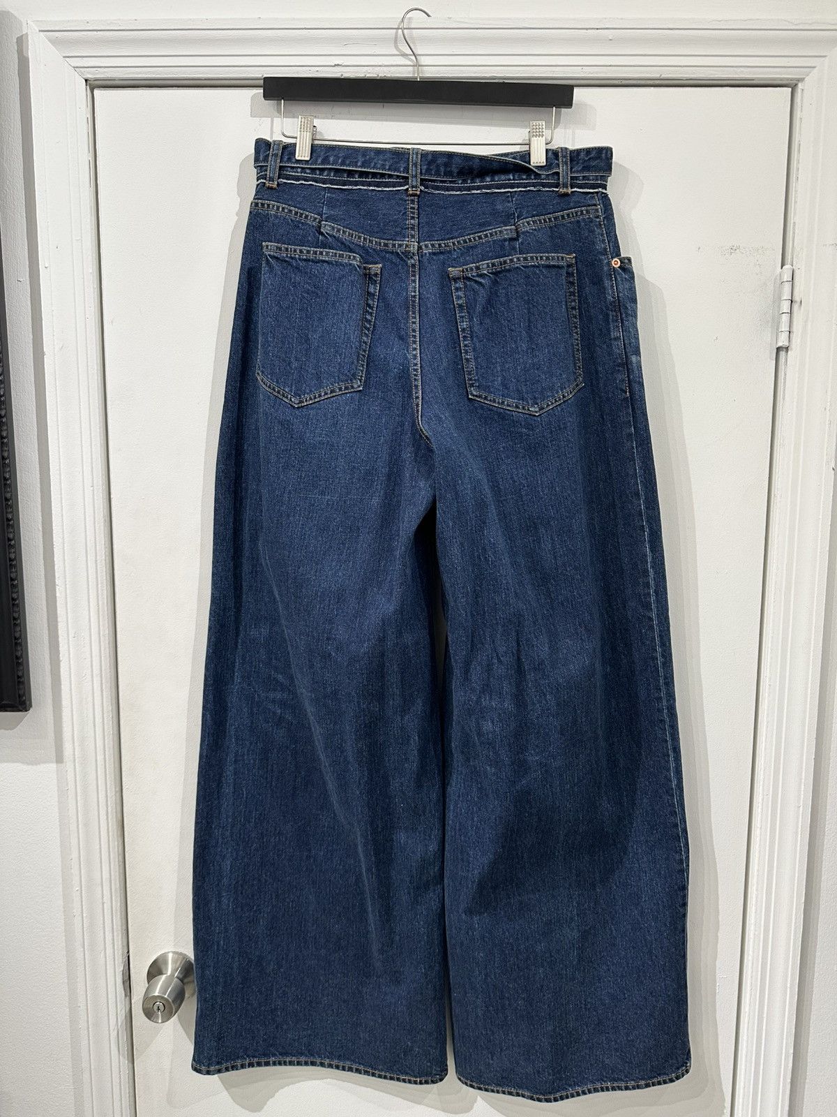 Sacai Sacai Wide Leg Pants with Belt Size 32 Size US 32 / EU 48 - 7 Thumbnail