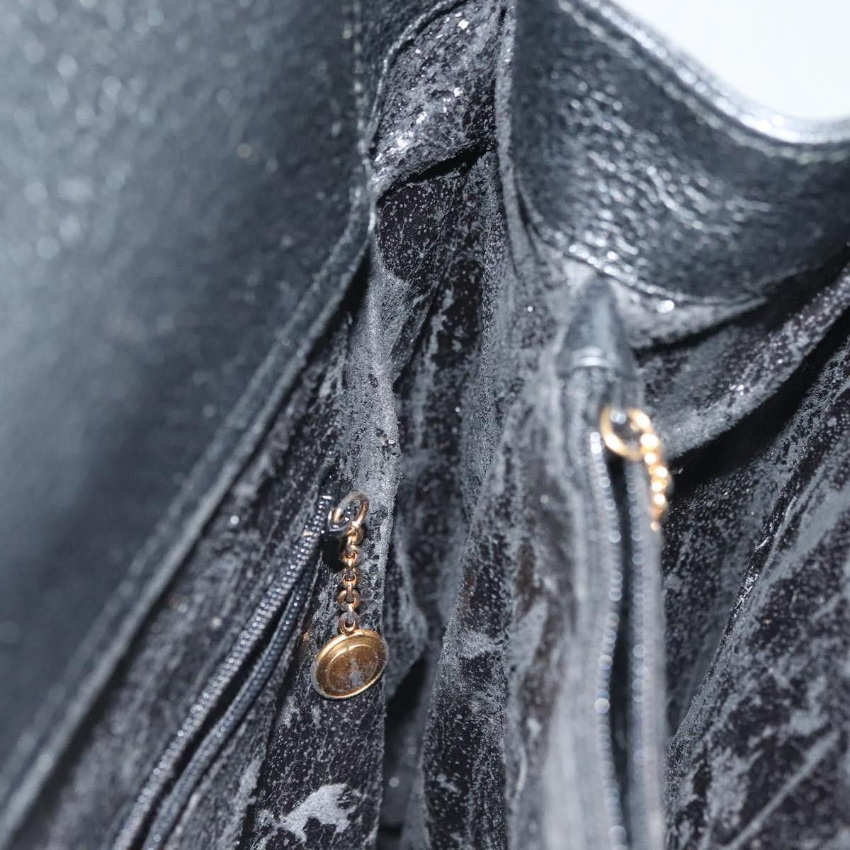 Gucci GUCCI Bamboo Hand Bag Suede Black Gold 002 1186 002 1186 Size ONE SIZE - 16 Thumbnail