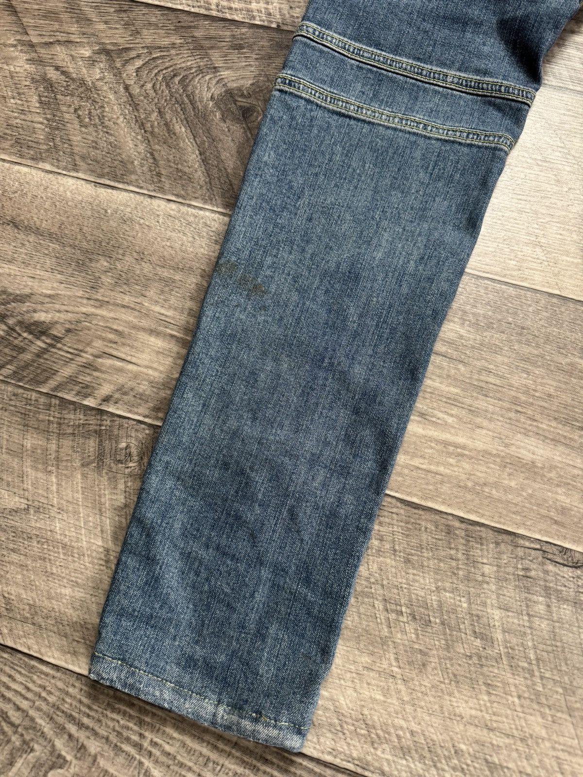 Represent Clo. Represent Biker Denim Sand Blue Pants Jeans Size US 32 / EU 48 - 9 Thumbnail