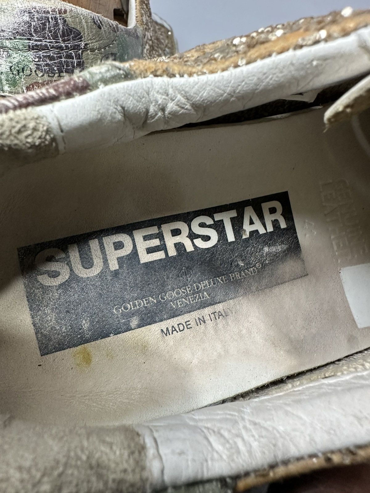 Golden Goose Golden Goose Superstar Camo Glitter Limited Edition Sneakers Size US 8 / EU 41 - 8 Thumbnail
