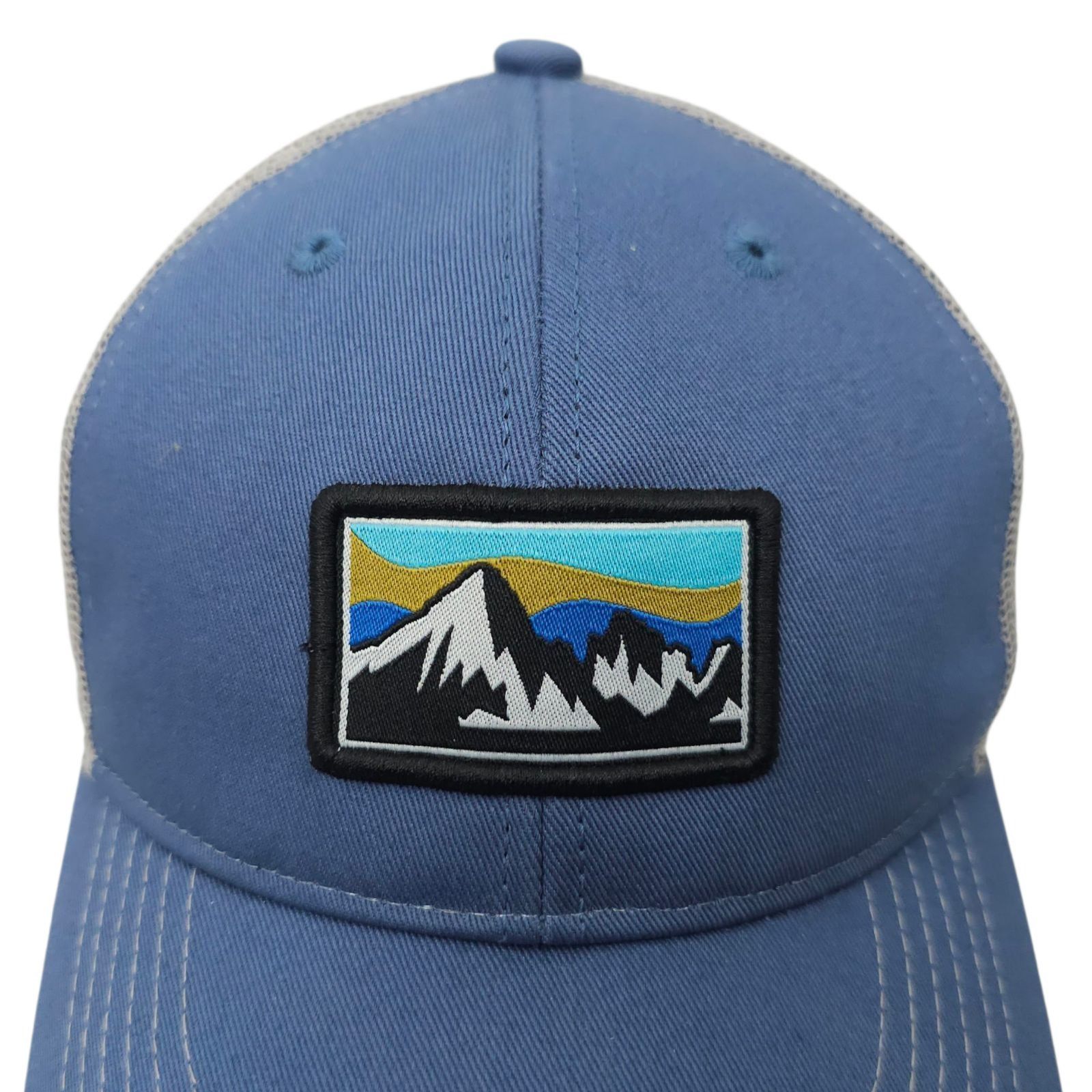 Other Mountains Grand Tetons Embroidered Patch Mesh Snapback Cap Size ONE SIZE - 7 Thumbnail