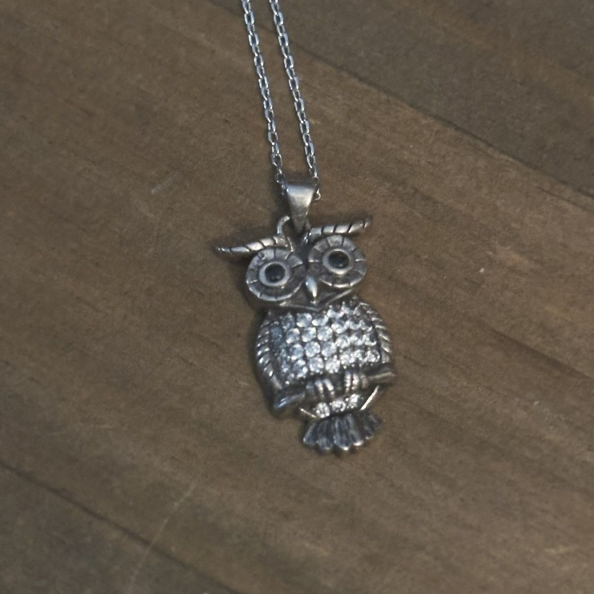 Other 925 Sterling silver owl pendant necklace Size ONE SIZE - 3 Thumbnail
