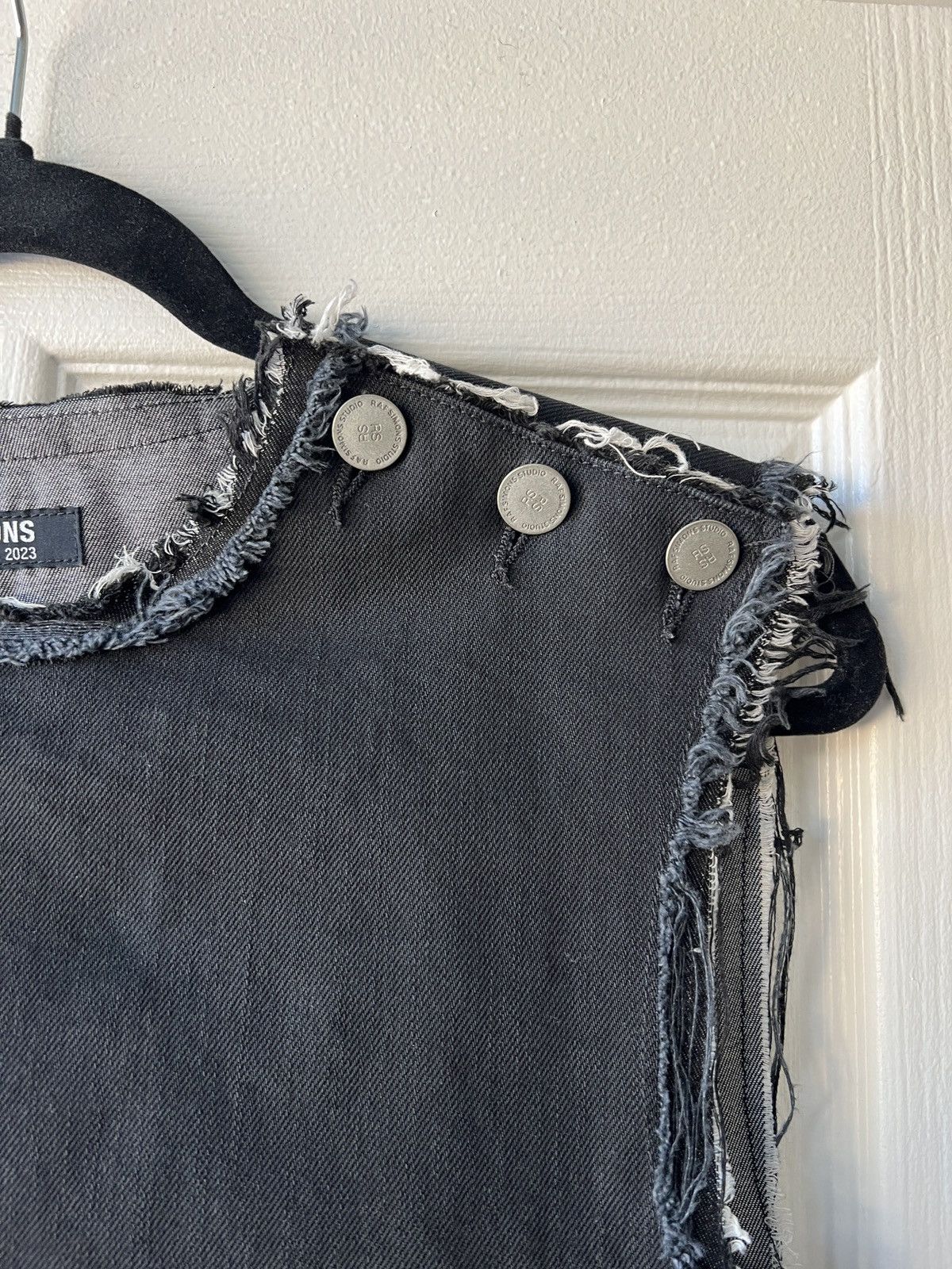 Raf Simons Raf Simons SS2023 Black Doubled Denim Tank Top Size US M / EU 48-50 / 2 - 4 Thumbnail