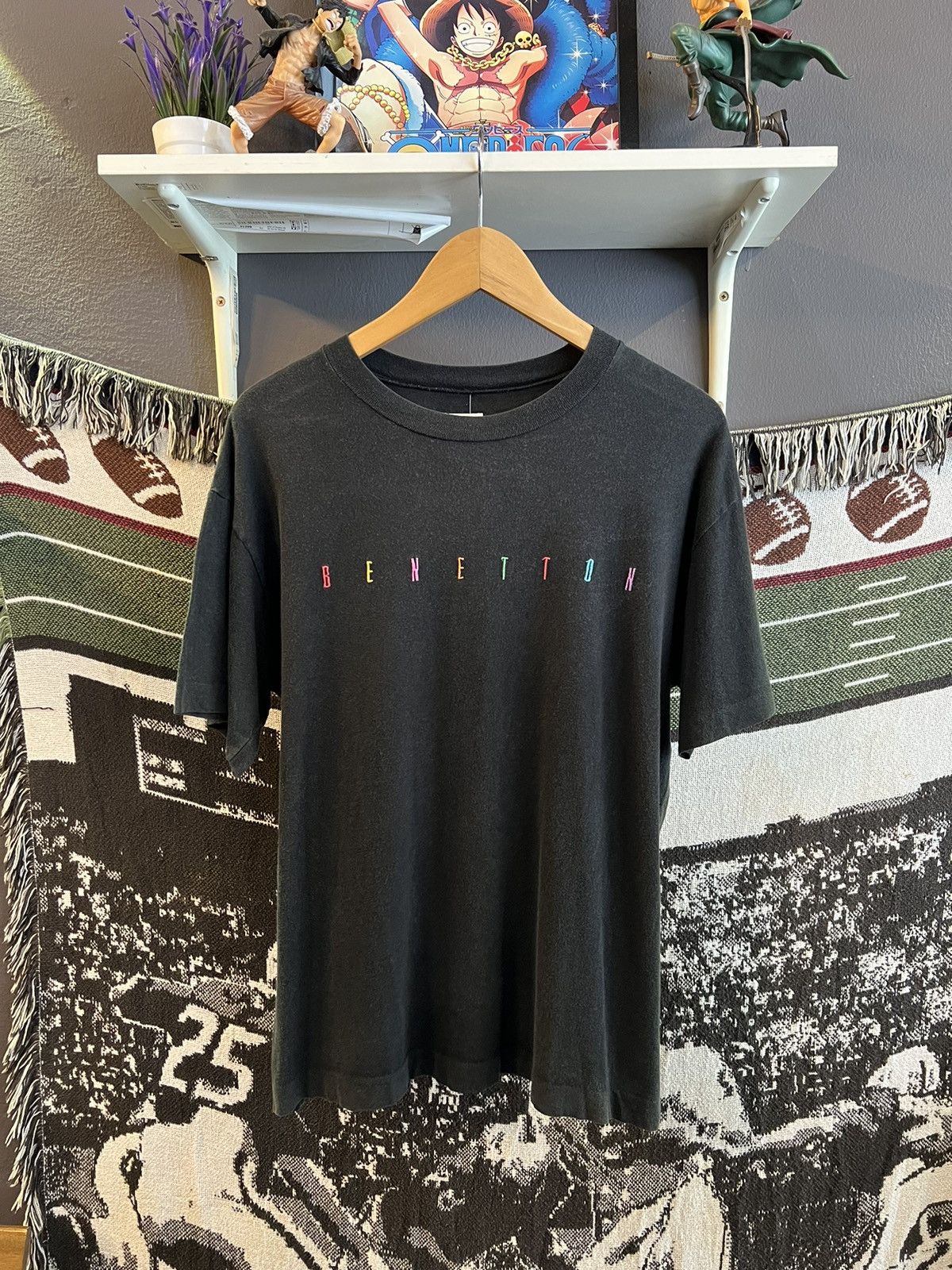 Benetton × Designer × Vintage Vintage Benetton Spellout Size US M / EU 48-50 / 2 - 1 Thumbnail