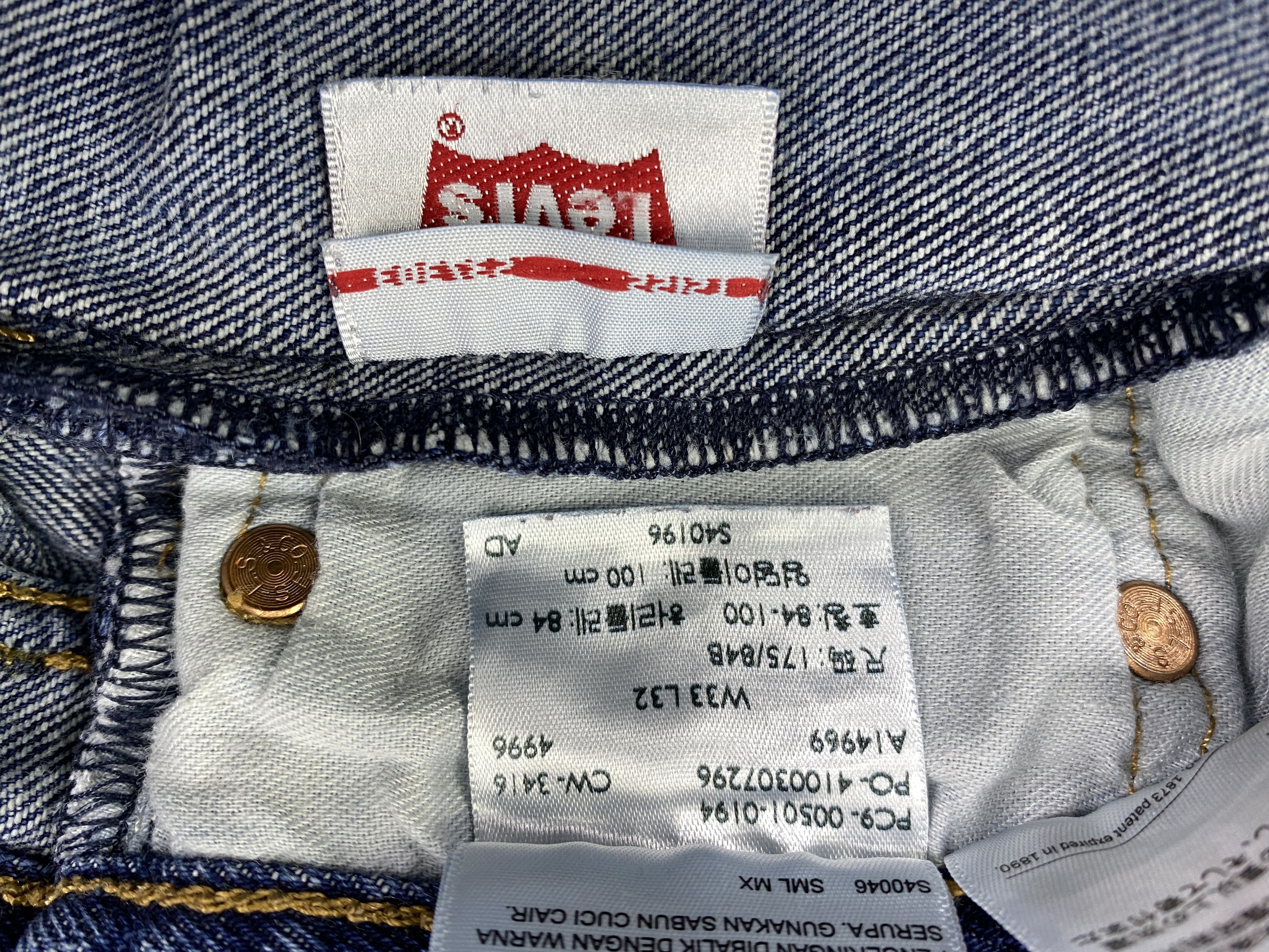 Japanese Brand Blue Vintage Levi's 501 Jeans 33x31 Denim -JN1688 Size US 33 - 10 Thumbnail