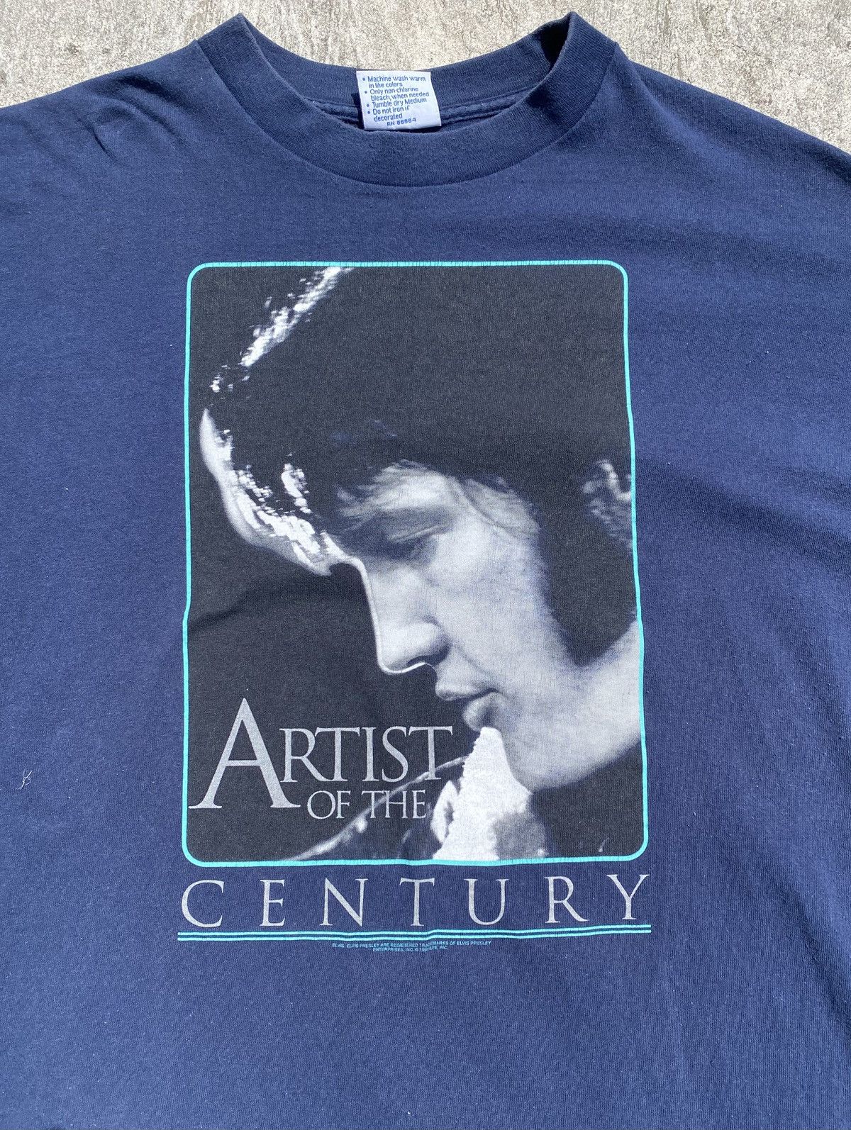 Band Tees Elvis Presley vintage tee Size US XL / EU 56 / 4 - 2 Thumbnail