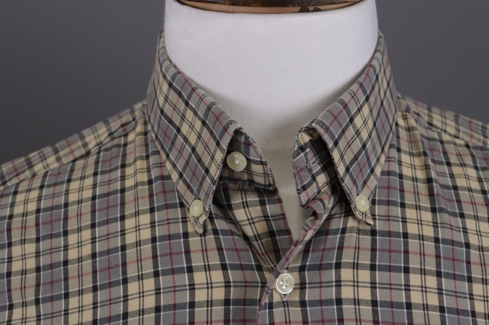 Barbour Barbour Malcolm Tailored Fit Brown Casual Shirt Size S Size US S / EU 44-46 / 1 - 5 Thumbnail