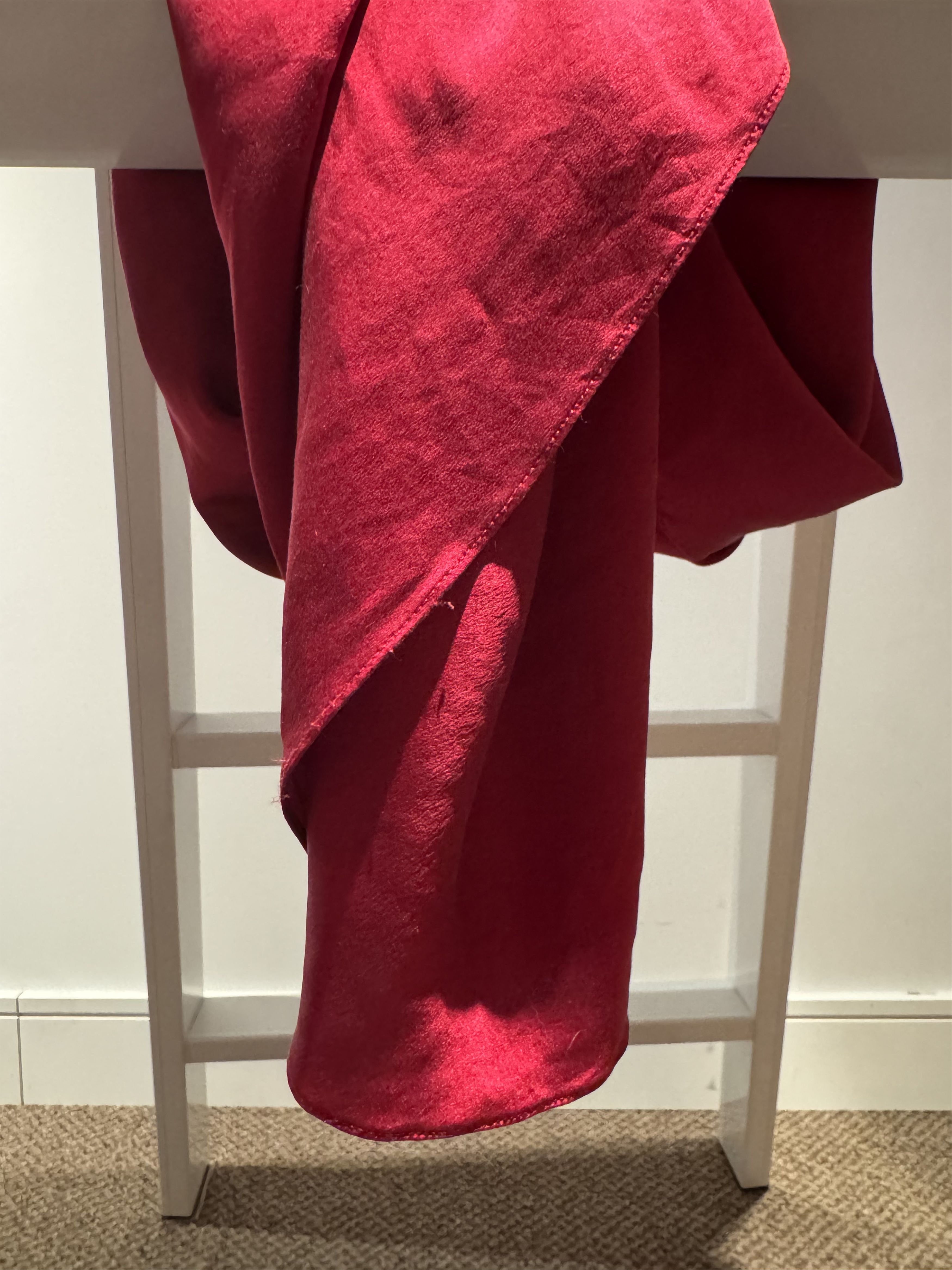 Urban Zen Urban Zen Draped Scarlet Silk Dress Size XS / US 0-2 / IT 36-38 - 6 Thumbnail