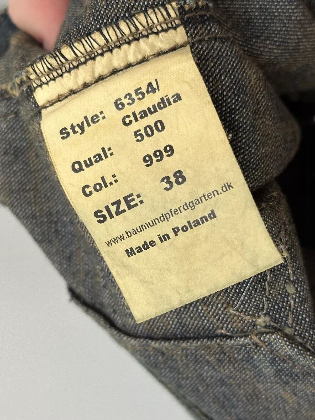 Baum und Pferdgarten Baum Und Pferdgarten Skirt Women Y2K Wrap Denim Ruffle Knee Size 26" / US 2 / IT 38 - 14 Thumbnail