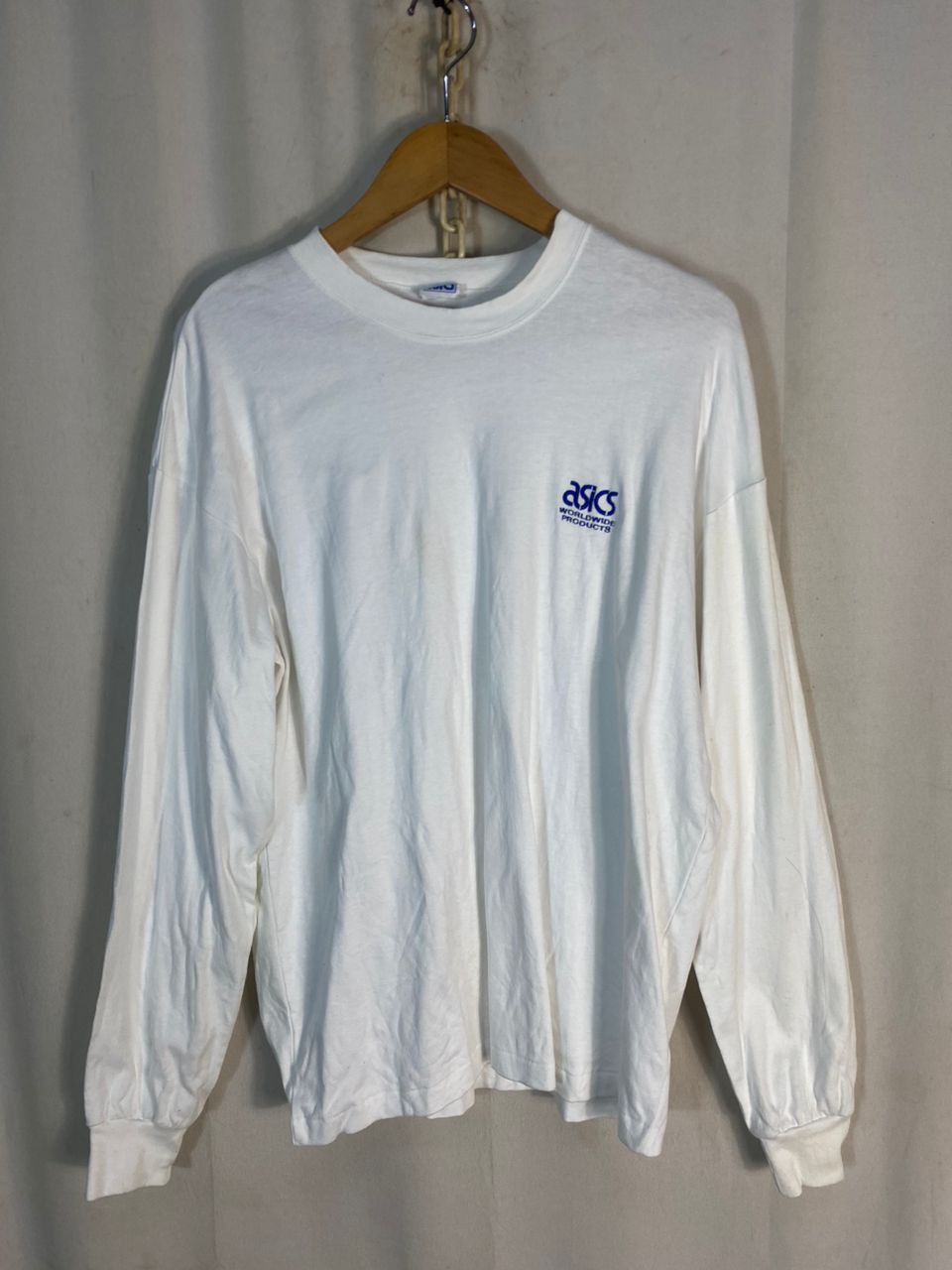 Asics × Vintage Vintage asics worldwide long sleeve tshirt Size US L / EU 52-54 / 3 - 9 Thumbnail