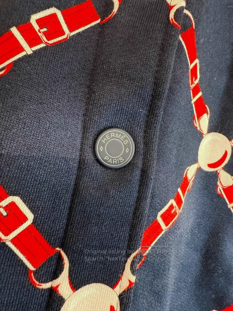 Hermes Hermes Classic chain print jacket Size XXS / US 00 / IT 34 - 3 Thumbnail