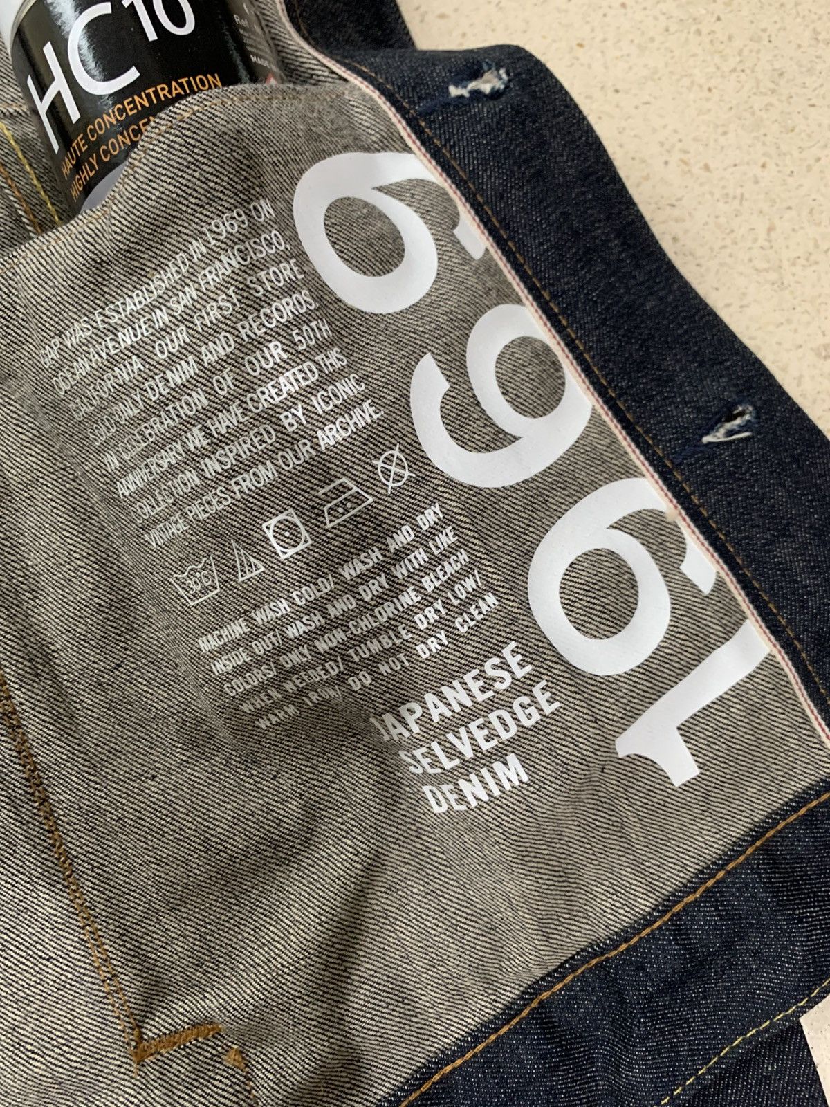Gap western raw selvedge raw indigo fall’19 denim jacket