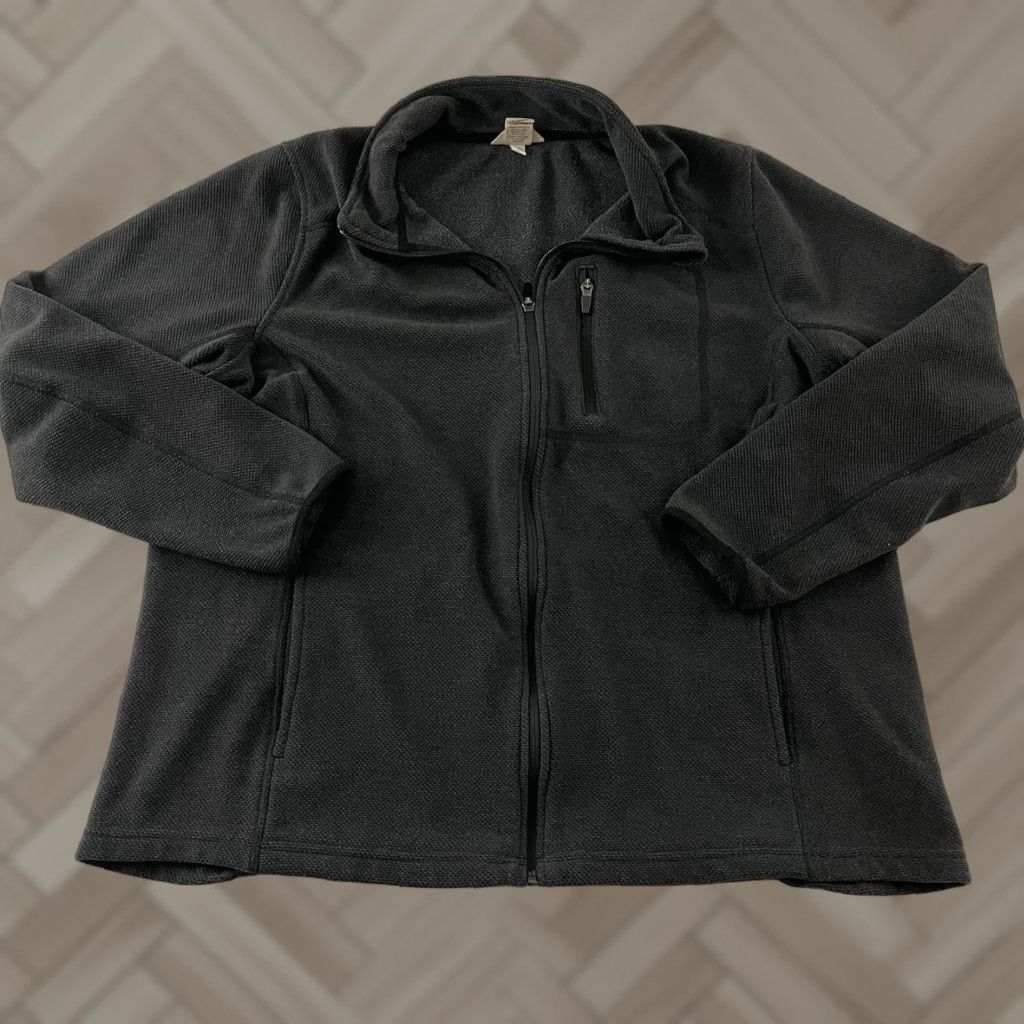 CO Duluth Trading Co Full Zip Jacket Men's XL Gray Polyester Fleece, Dark Gray, Jacket, Full Zip, Men, XL, Duluth, Gray Size US XL / EU 56 / 4 - 1 Thumbnail