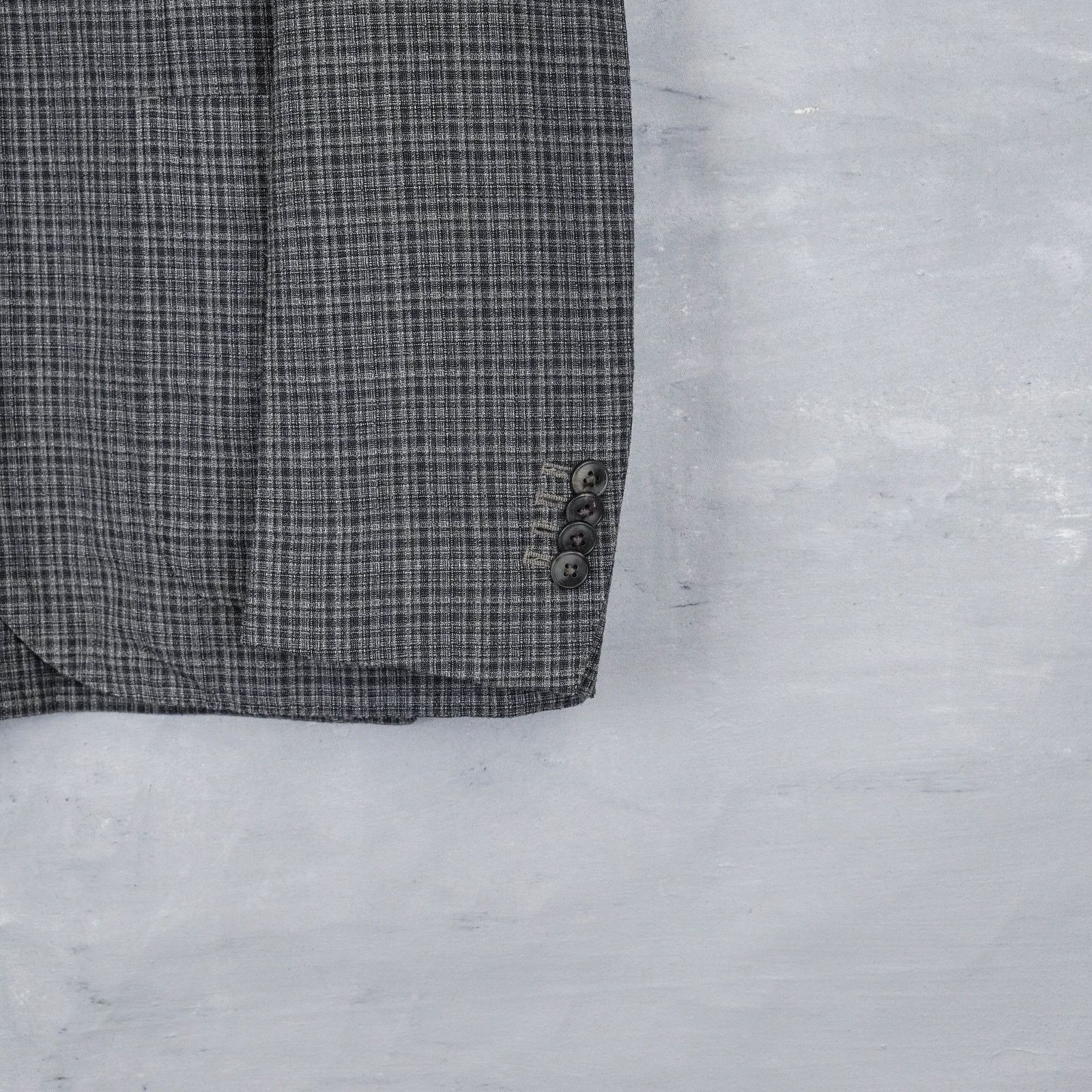 Boglioli Boglioli gray check wool silk lightweight blazer k jacket Size US M / EU 48-50 / 2 - 9 Thumbnail