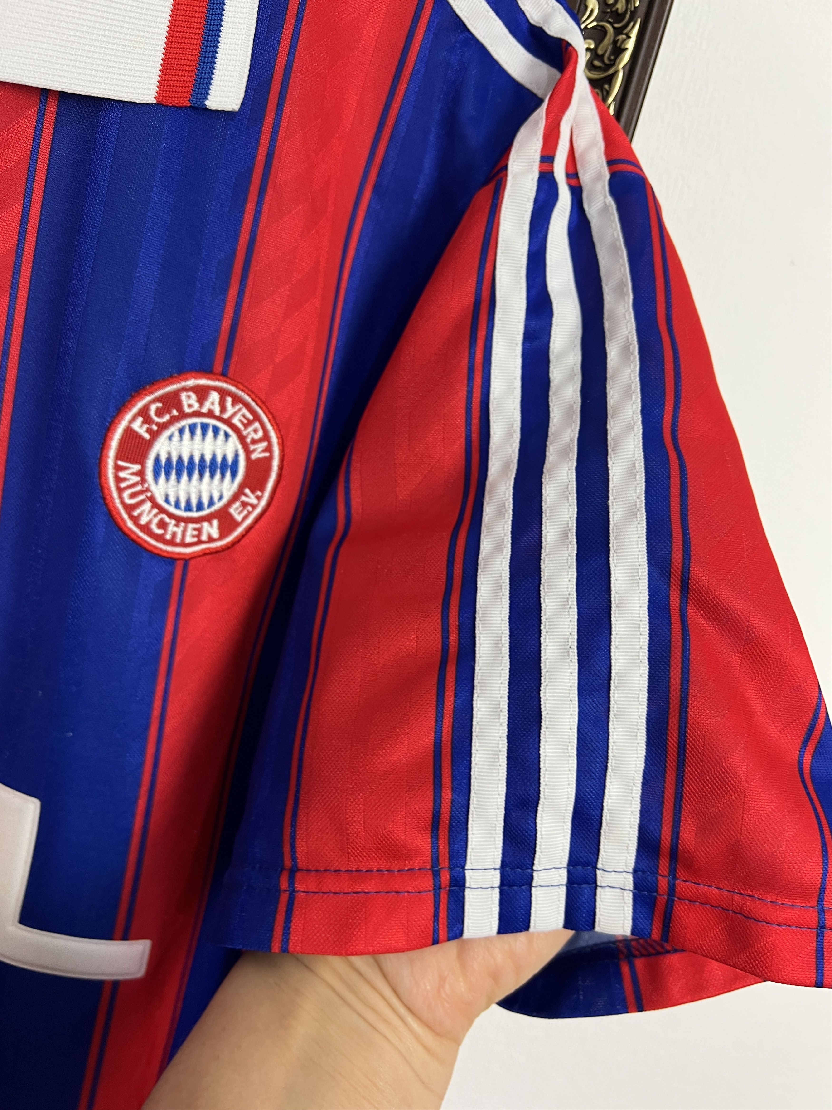 Adidas Bayern Munich football shirt Soccer #5 Helmer Jersey Trikot Size US XL / EU 56 / 4 - 4 Thumbnail