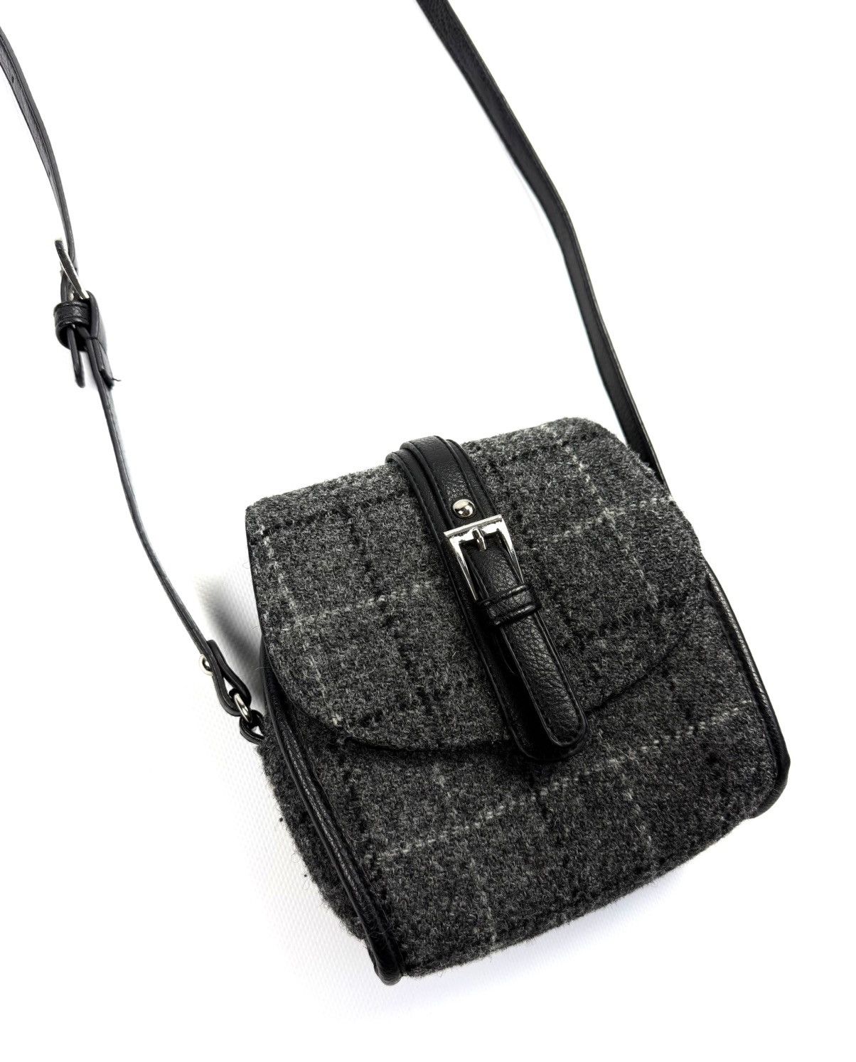 Harris Tweed Harris Tweed x Glen Appin Scotland Plaid Tweed Crossbody Bag Size ONE SIZE - 11 Thumbnail